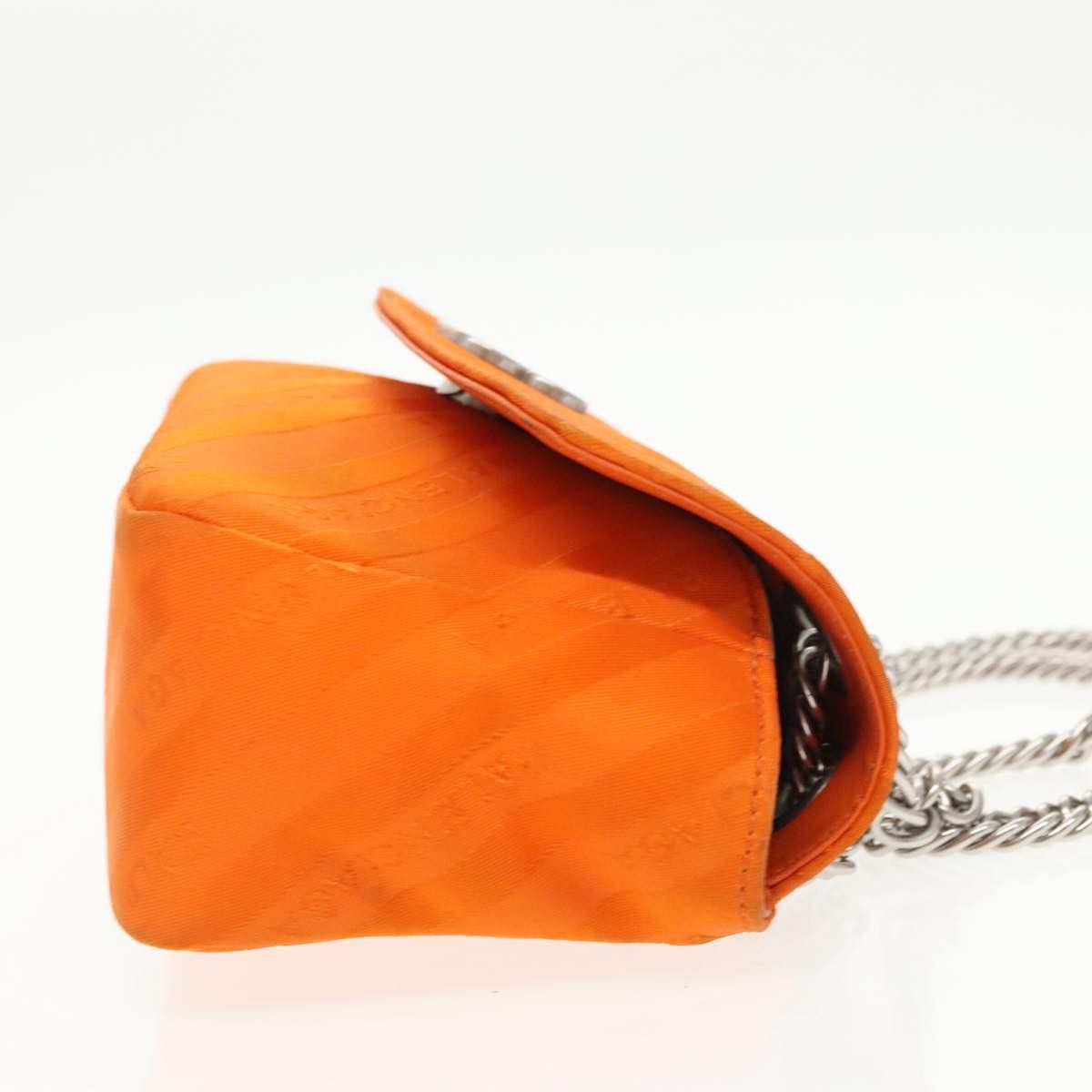 Balenciaga Bb Chaine Orange Synthetic Shoulder Bag (Pre-Owned) Size ONE SIZE - 3 Thumbnail