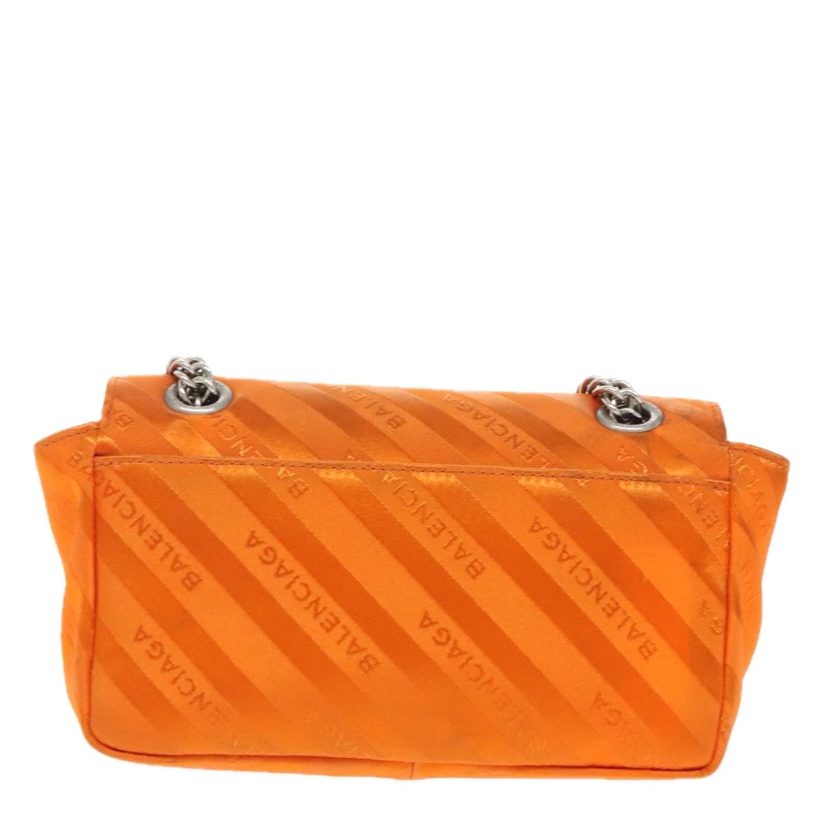 Balenciaga Bb Chaine Orange Synthetic Shoulder Bag (Pre-Owned) Size ONE SIZE - 2 Thumbnail