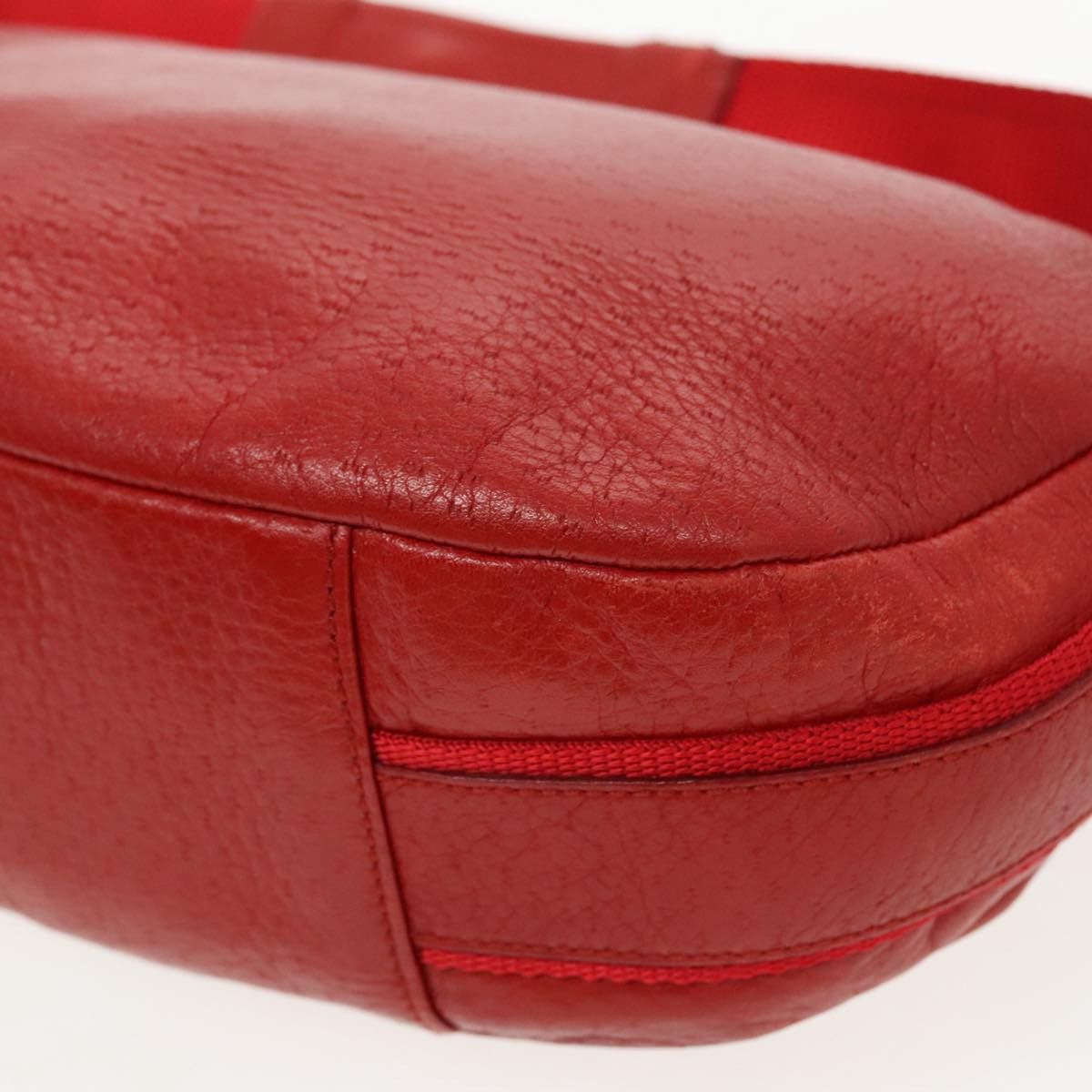 Salvatore Ferragamo Red Leather Shoulder Bag (Pre-Owned) Size ONE SIZE - 8 Thumbnail