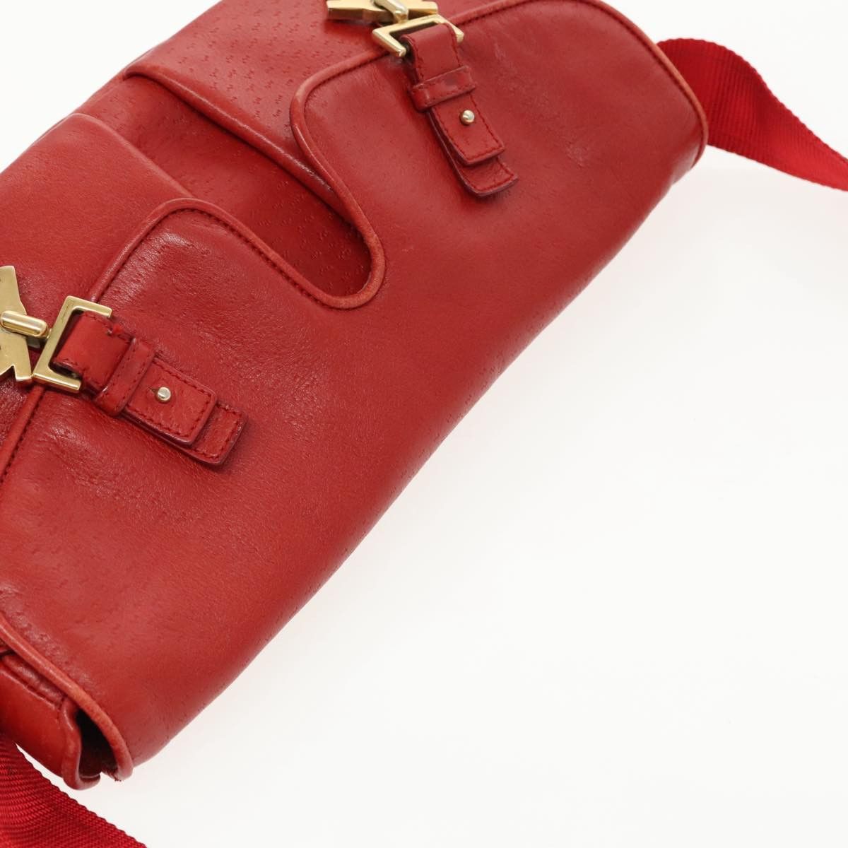 Salvatore Ferragamo Red Leather Shoulder Bag (Pre-Owned) Size ONE SIZE - 15 Thumbnail