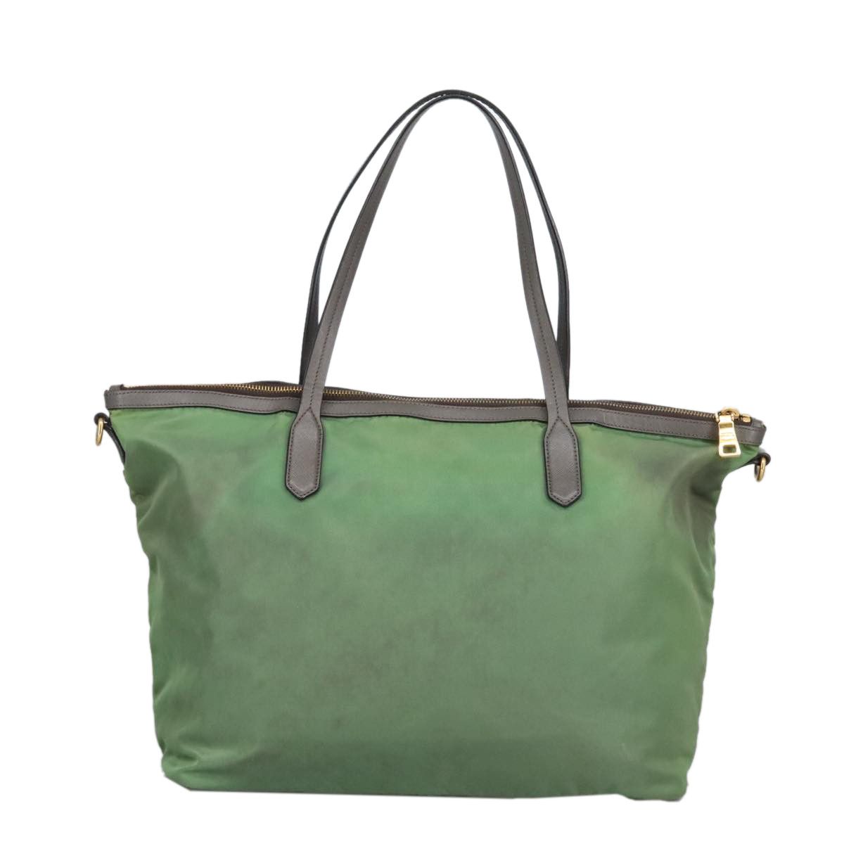 Prada Green Synthetic Tote Bag (Pre-Owned) Size ONE SIZE - 2 Thumbnail