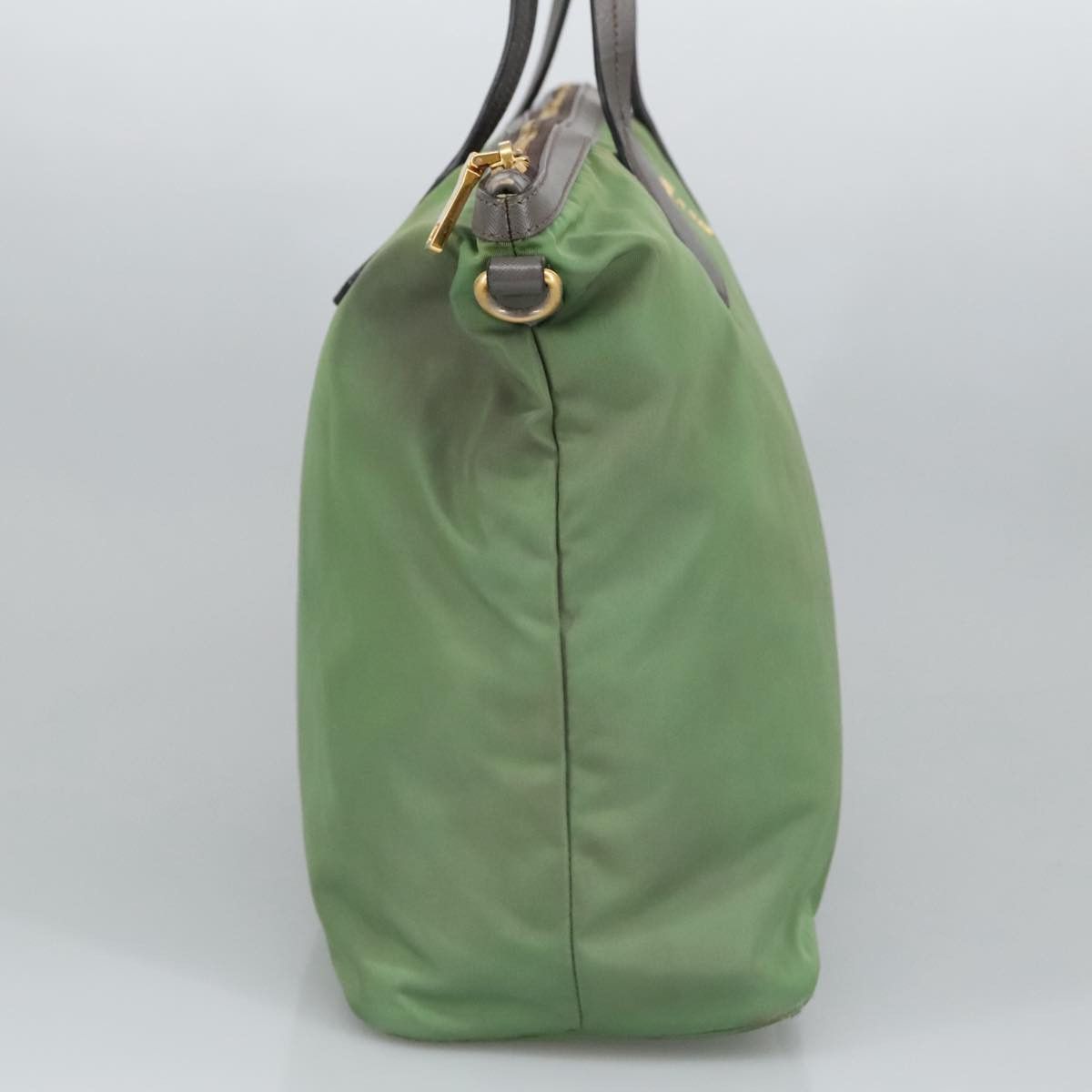 Prada Green Synthetic Tote Bag (Pre-Owned) Size ONE SIZE - 3 Thumbnail