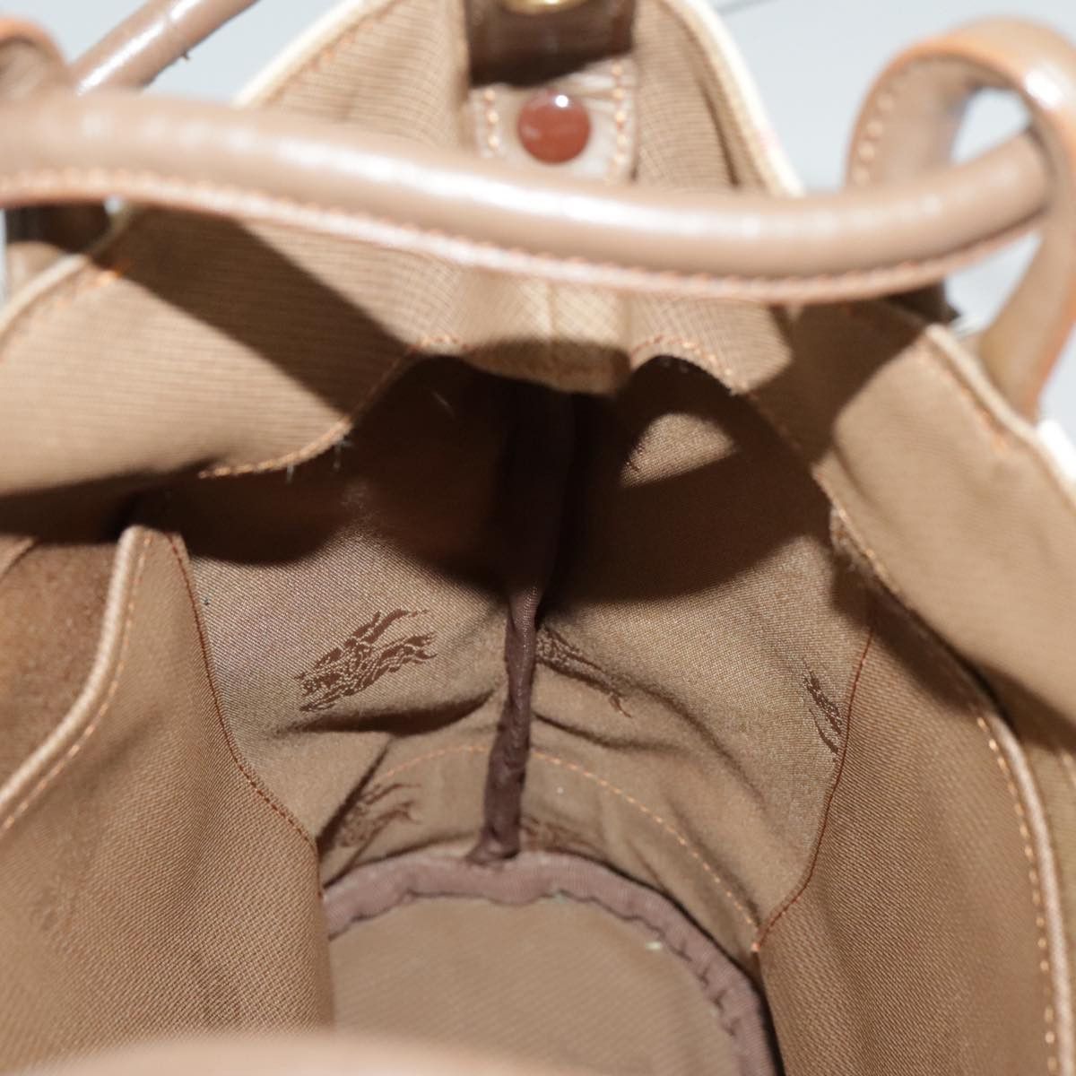Burberry Nova Check Beige Canvas Shoulder Bag (Pre-Owned) Size ONE SIZE - 18 Thumbnail