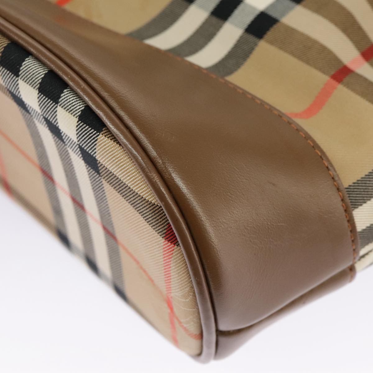 Burberry Nova Check Beige Canvas Shoulder Bag (Pre-Owned) Size ONE SIZE - 7 Thumbnail