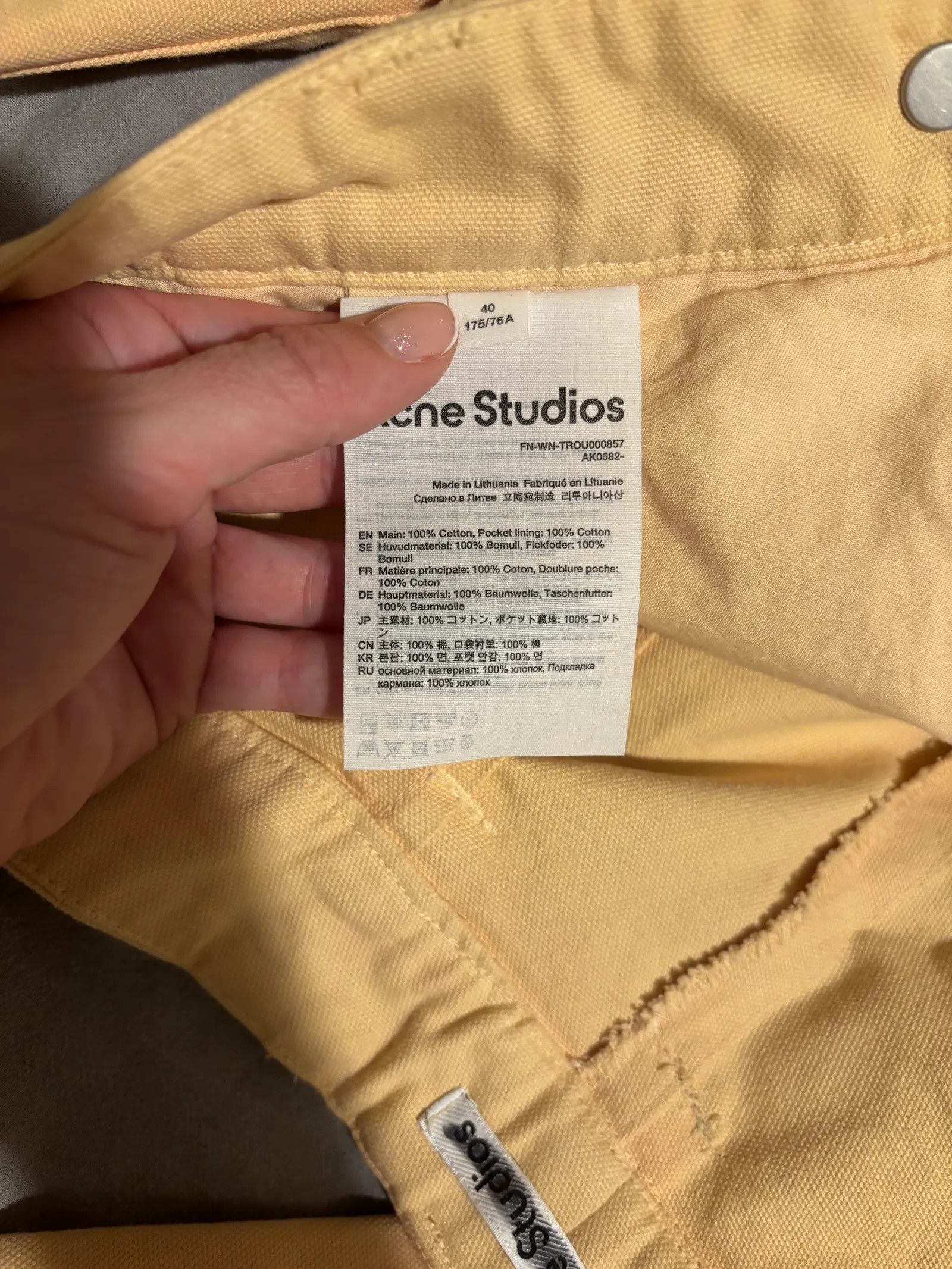 Acne Studios Acne Studios Pants Size 27" / US 4 / IT 40 - 2 Thumbnail