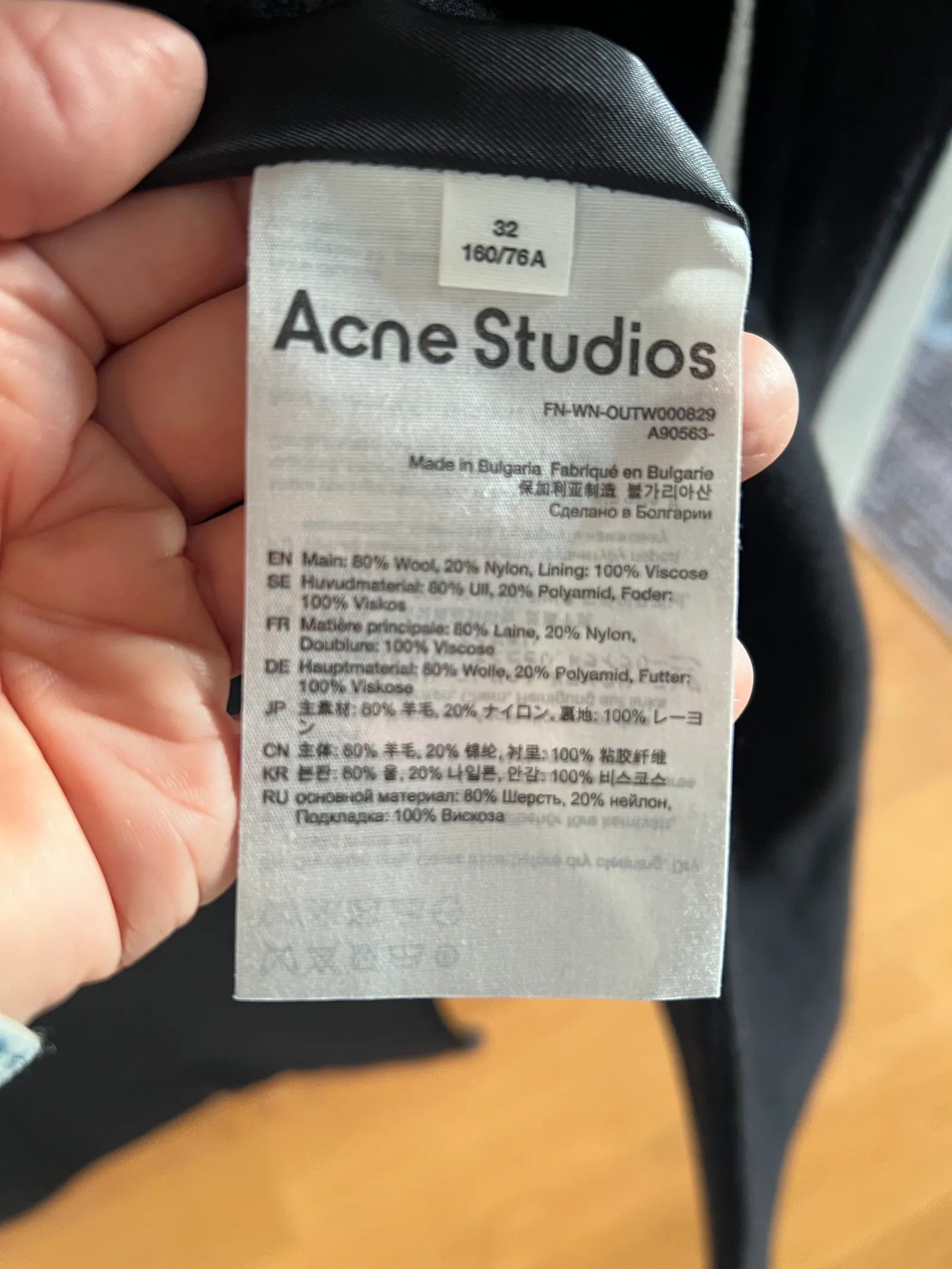 Acne Studios Acne Studios A90563_900 Coat Size XS / US 0-2 / IT 36-38 - 3 Thumbnail