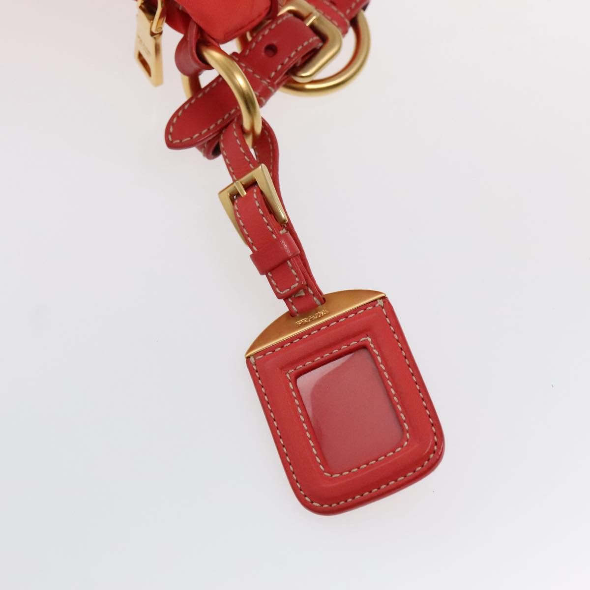 Prada Tessuto Orange Synthetic Shoulder Bag (Pre-Owned) Size ONE SIZE - 17 Thumbnail