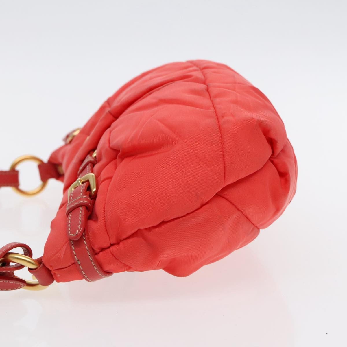 Prada Tessuto Orange Synthetic Shoulder Bag (Pre-Owned) Size ONE SIZE - 4 Thumbnail