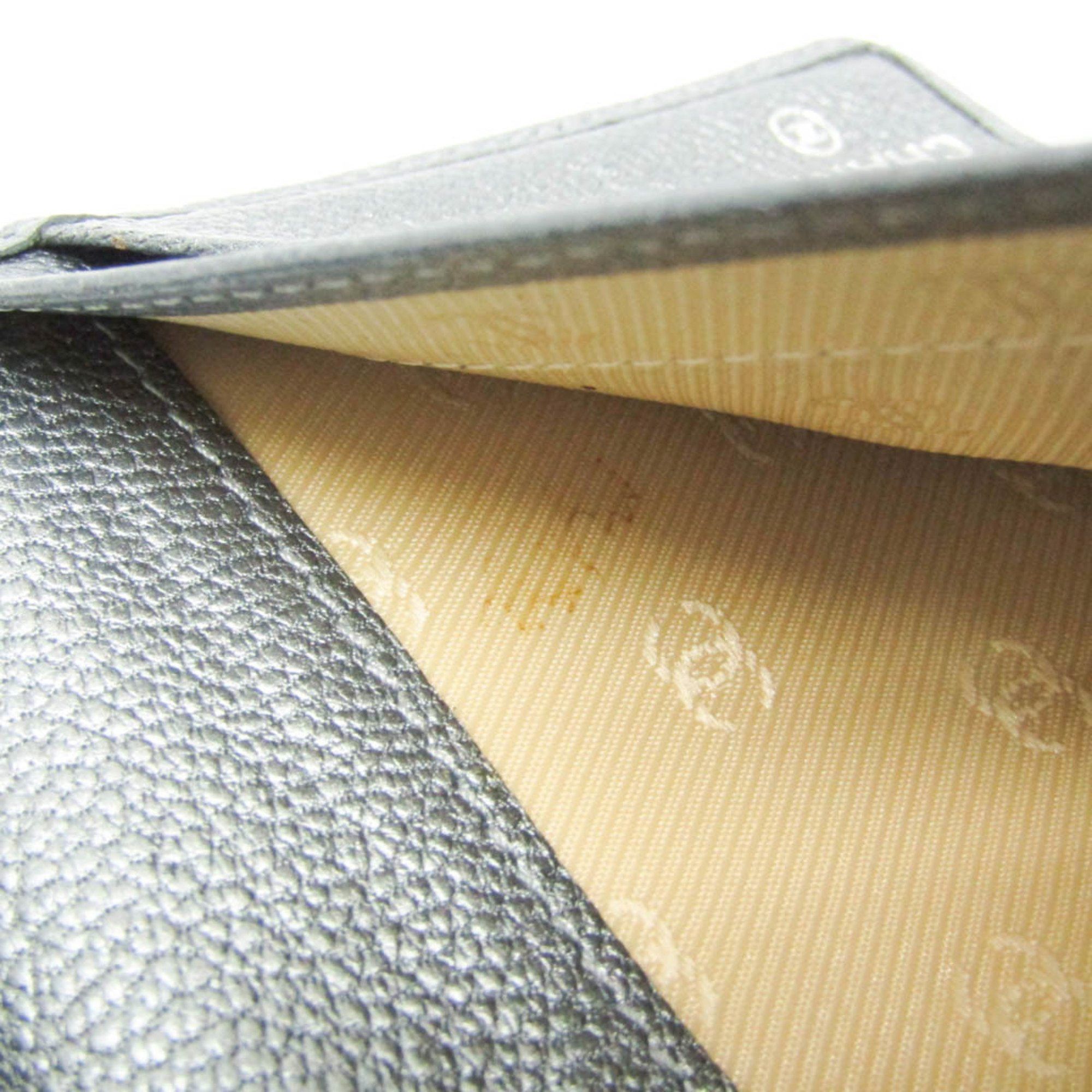 Chanel Coco Mark Silver Leather Wallet (Pre-Owned) Size ONE SIZE - 12 Thumbnail