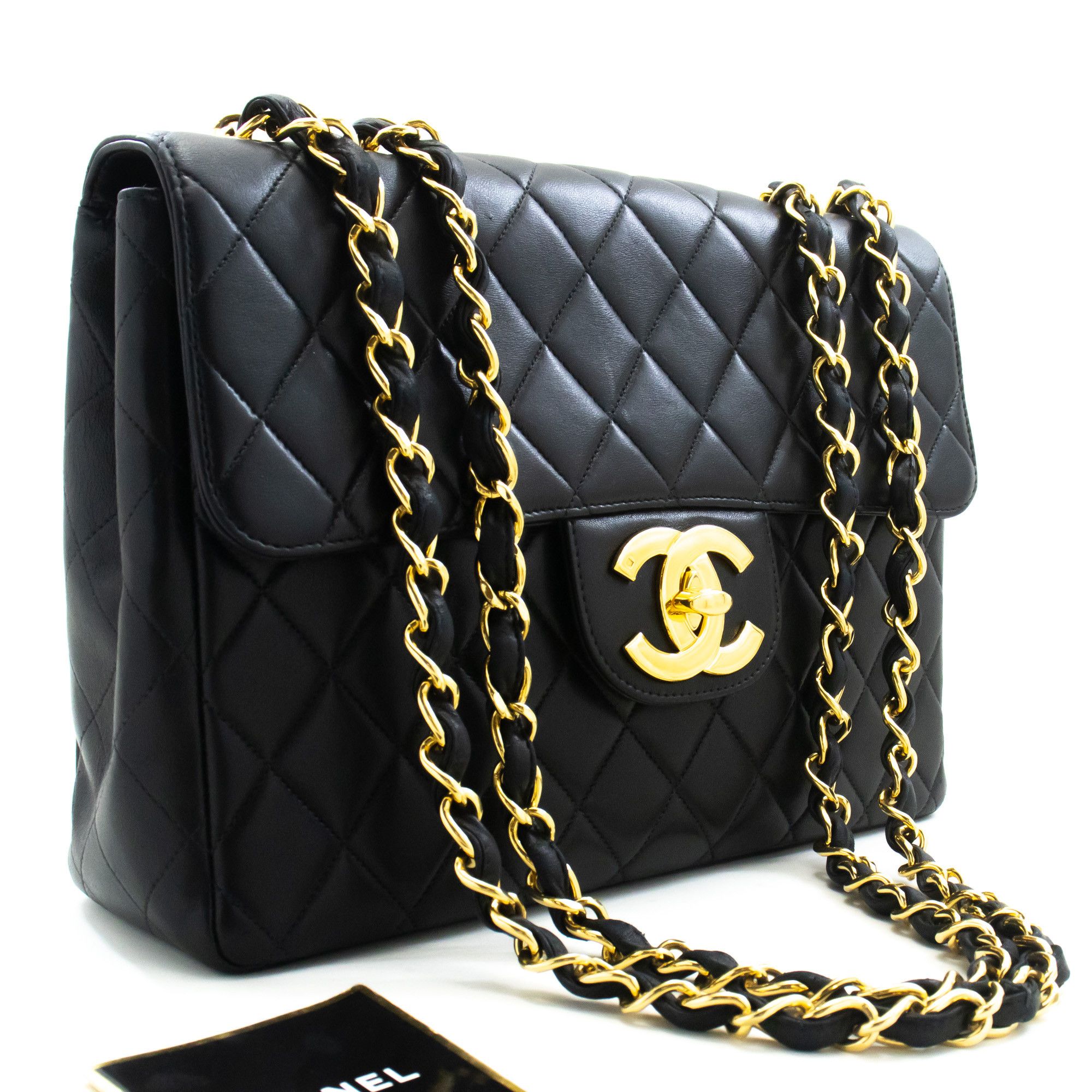 Chanel Black Leather Shoulder Bag (Pre-Owned) Size ONE SIZE - 11 Thumbnail