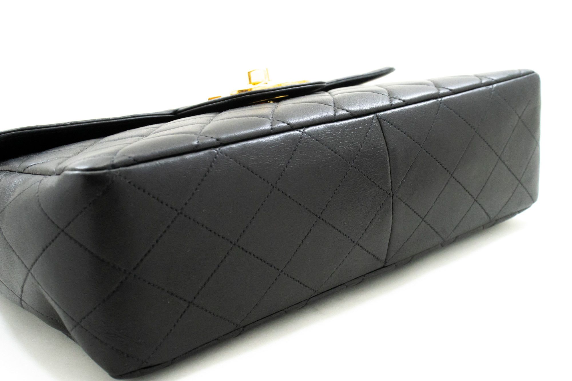 Chanel Black Leather Shoulder Bag (Pre-Owned) Size ONE SIZE - 6 Thumbnail
