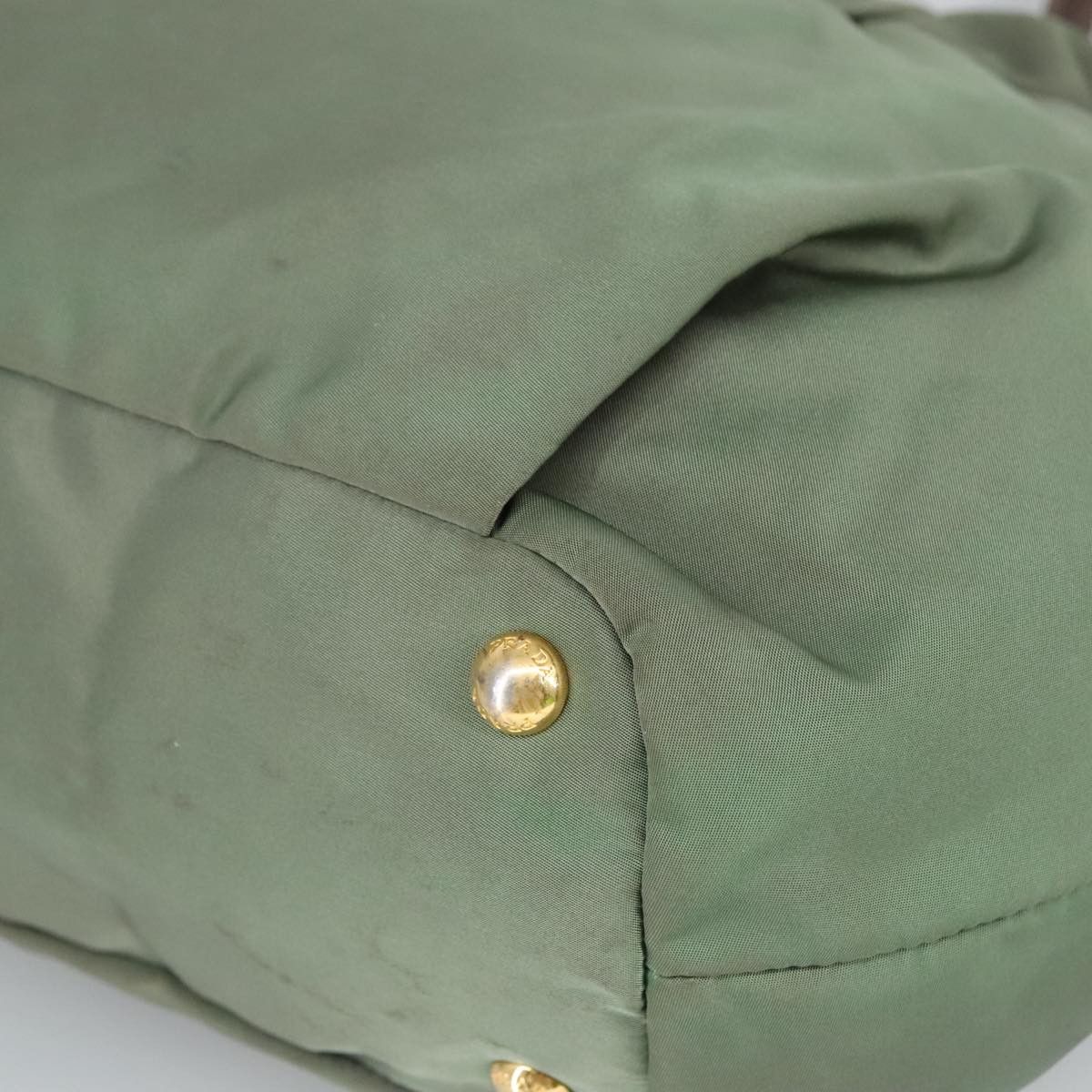Prada Khaki Synthetic Tote Bag (Pre-Owned) Size ONE SIZE - 17 Thumbnail