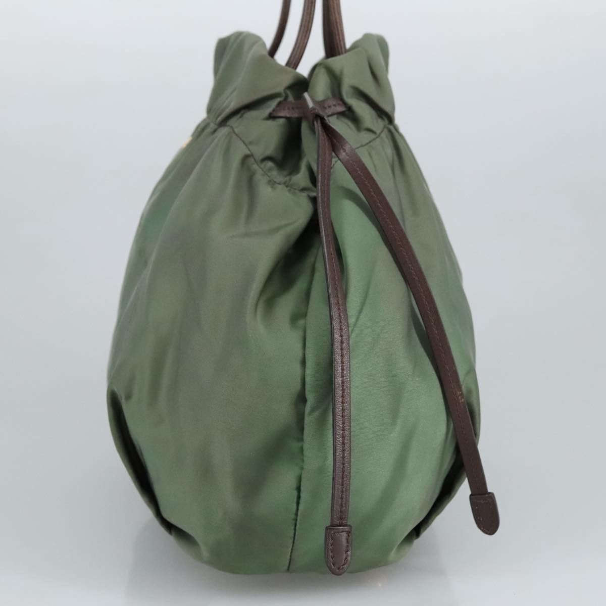 Prada Khaki Synthetic Tote Bag (Pre-Owned) Size ONE SIZE - 13 Thumbnail