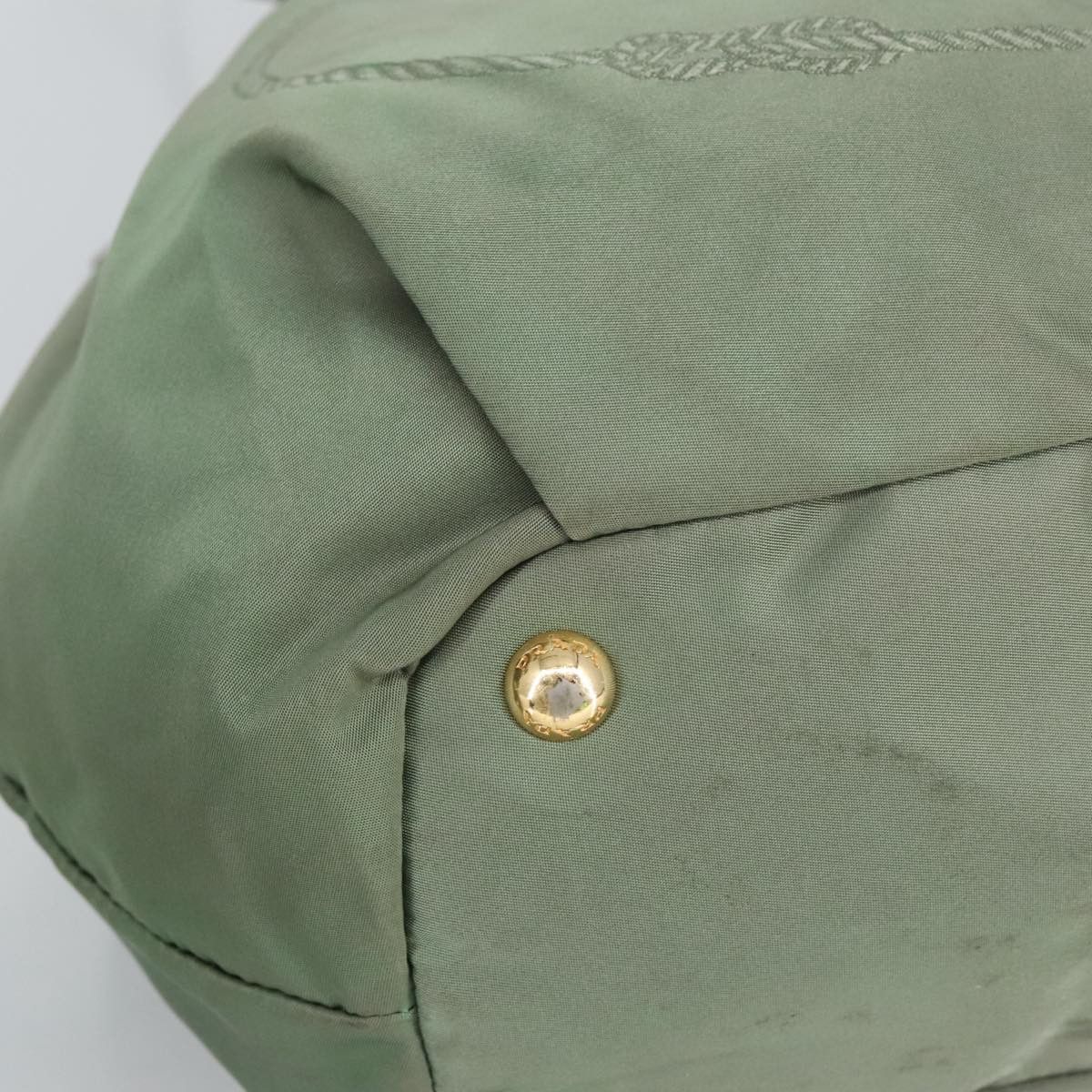 Prada Khaki Synthetic Tote Bag (Pre-Owned) Size ONE SIZE - 16 Thumbnail