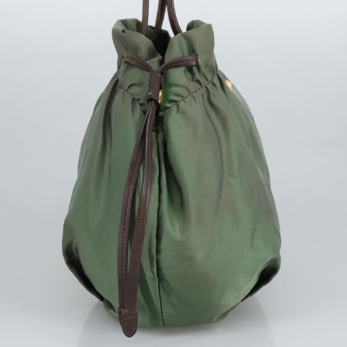 Prada Khaki Synthetic Tote Bag (Pre-Owned) Size ONE SIZE - 3 Thumbnail