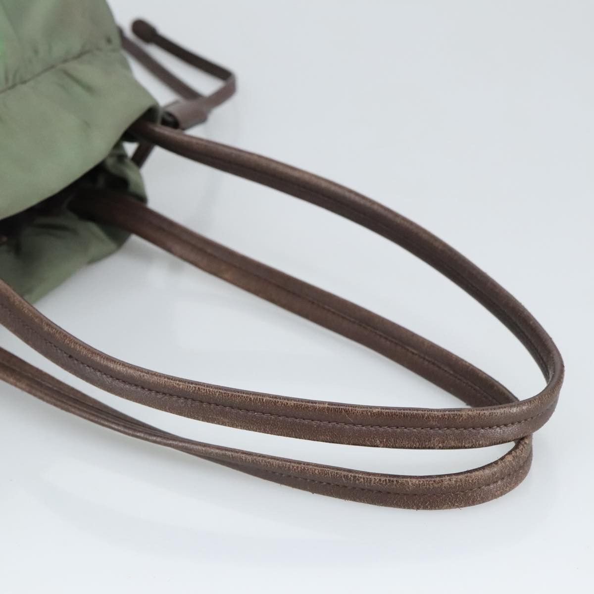 Prada Khaki Synthetic Tote Bag (Pre-Owned) Size ONE SIZE - 4 Thumbnail