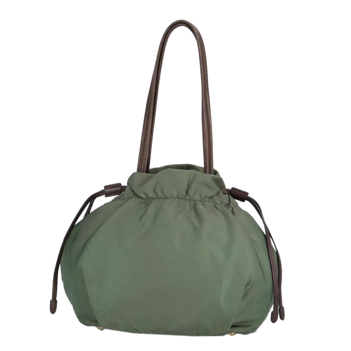 Prada Khaki Synthetic Tote Bag (Pre-Owned) Size ONE SIZE - 2 Thumbnail