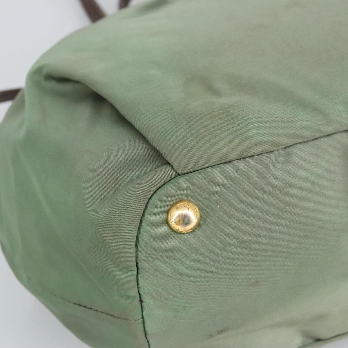 Prada Khaki Synthetic Tote Bag (Pre-Owned) Size ONE SIZE - 18 Thumbnail