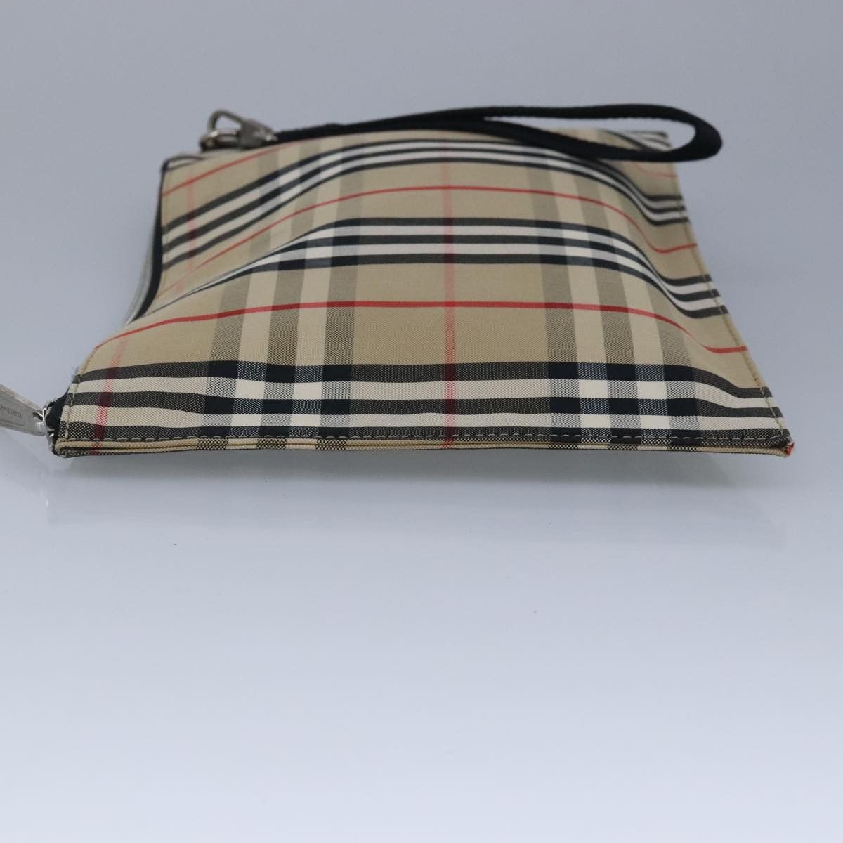 Burberry Nova Check Beige Canvas Clutch Bag (Pre-Owned) Size ONE SIZE - 3 Thumbnail