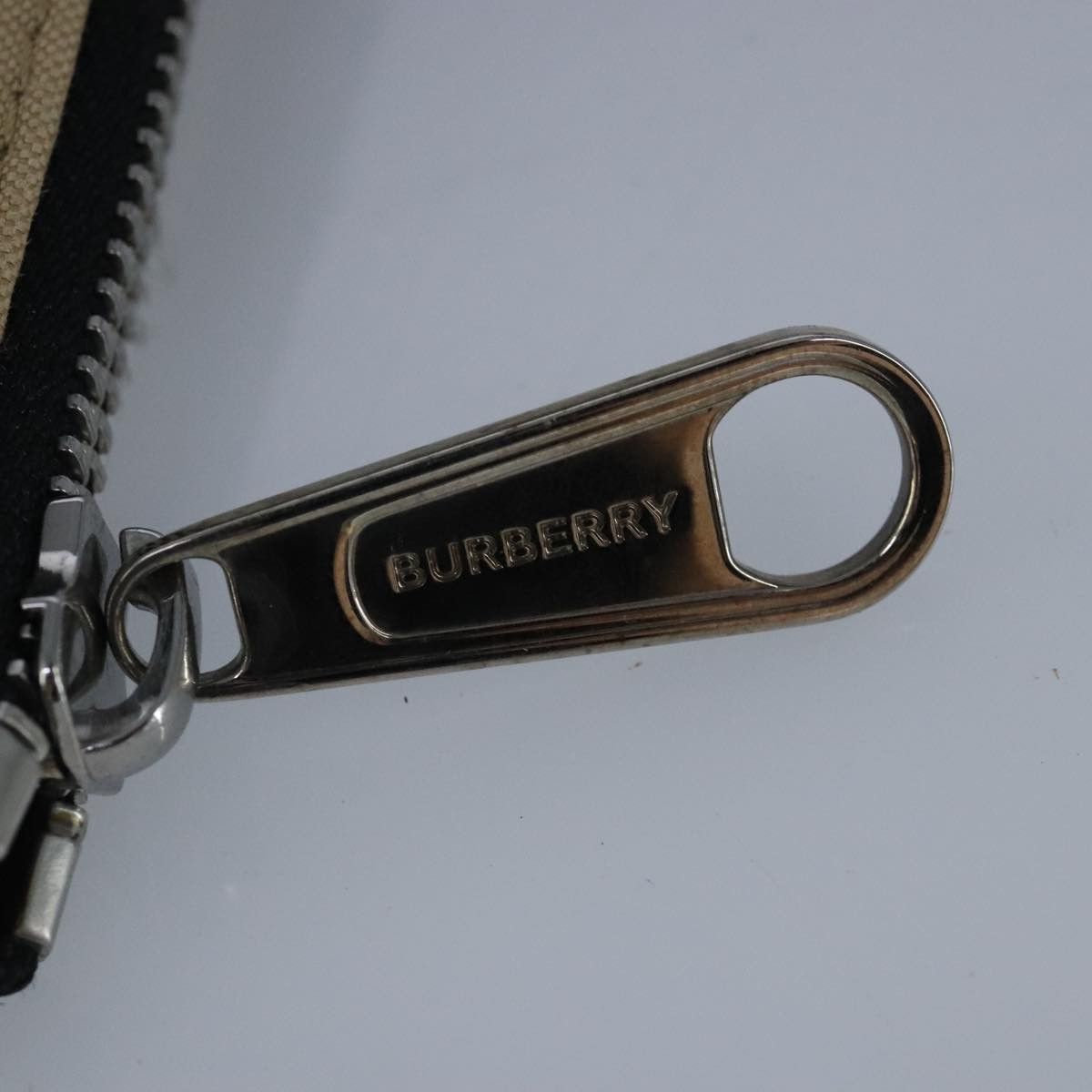 Burberry Nova Check Beige Canvas Clutch Bag (Pre-Owned) Size ONE SIZE - 11 Thumbnail