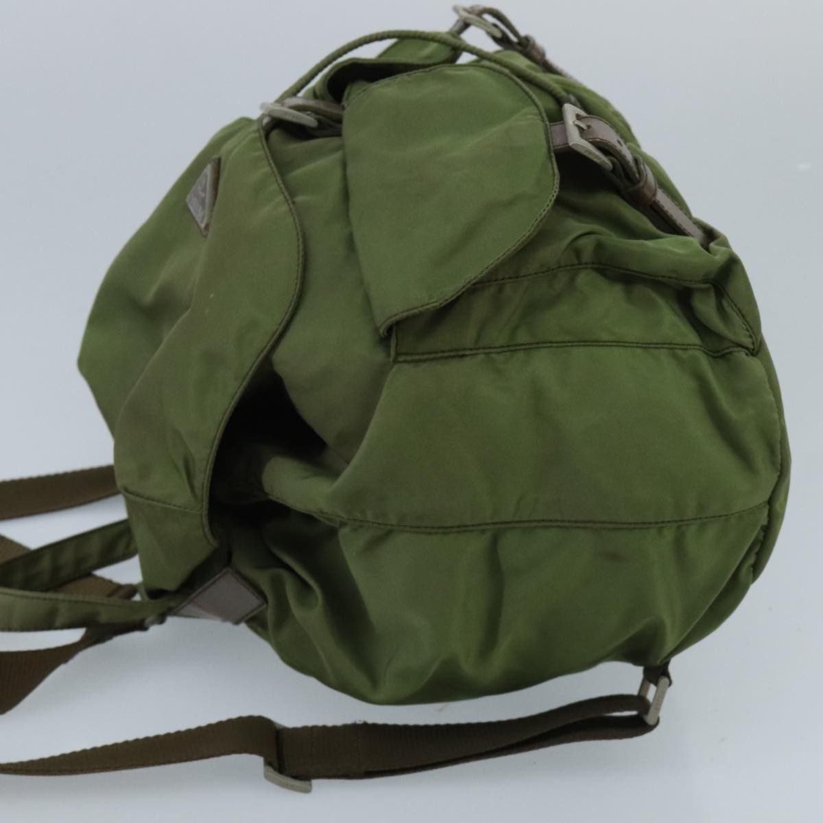 Prada Re-Nylon Khaki Synthetic Backpack Bag (Pre-Owned) Size ONE SIZE - 13 Thumbnail