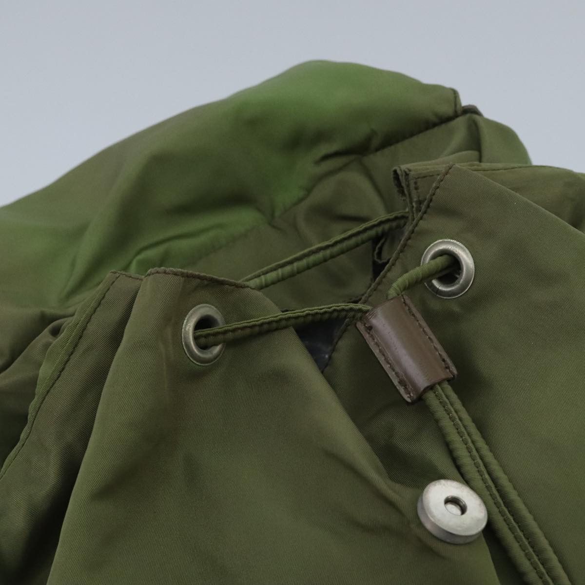 Prada Re-Nylon Khaki Synthetic Backpack Bag (Pre-Owned) Size ONE SIZE - 19 Thumbnail