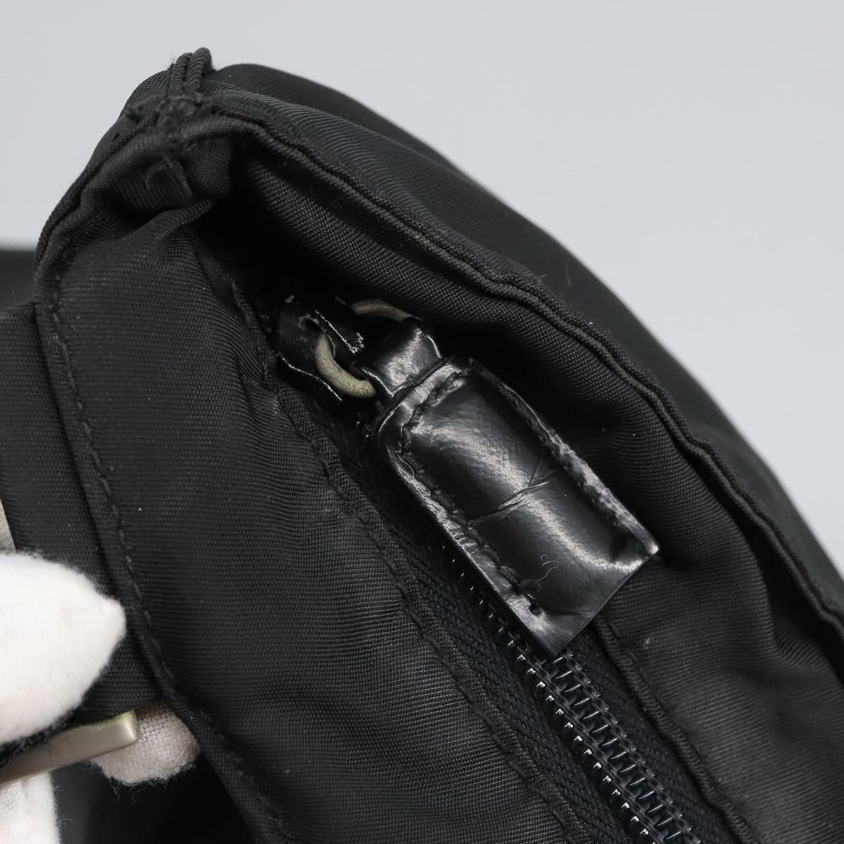 Prada Re-Nylon Black Synthetic Shoulder Bag (Pre-Owned) Size ONE SIZE - 12 Thumbnail