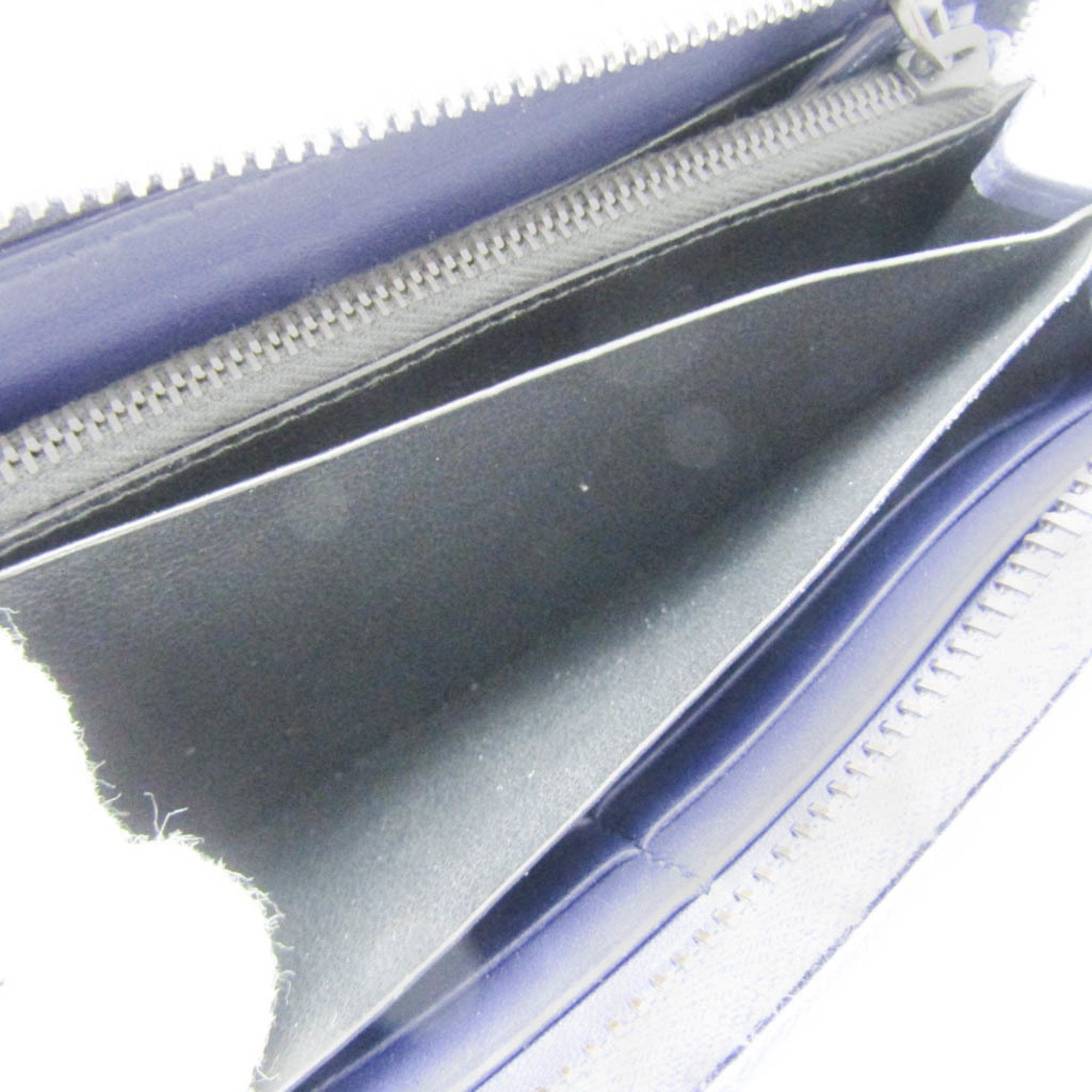 Bottega Veneta Intrecciato Blue Leather Wallet (Pre-Owned) Size ONE SIZE - 14 Thumbnail