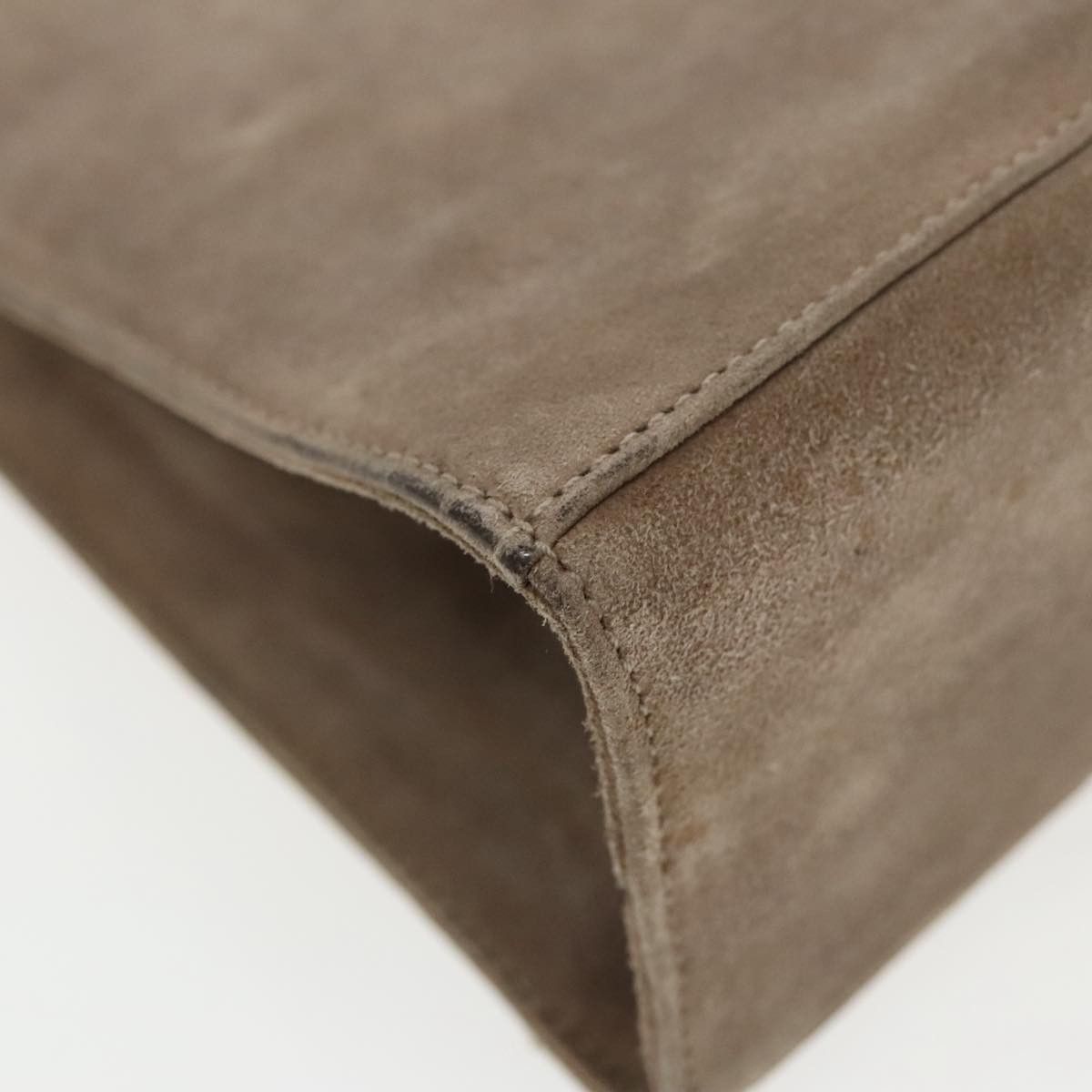 Salvatore Ferragamo Brown Suede Shoulder Bag (Pre-Owned) Size ONE SIZE - 7 Thumbnail