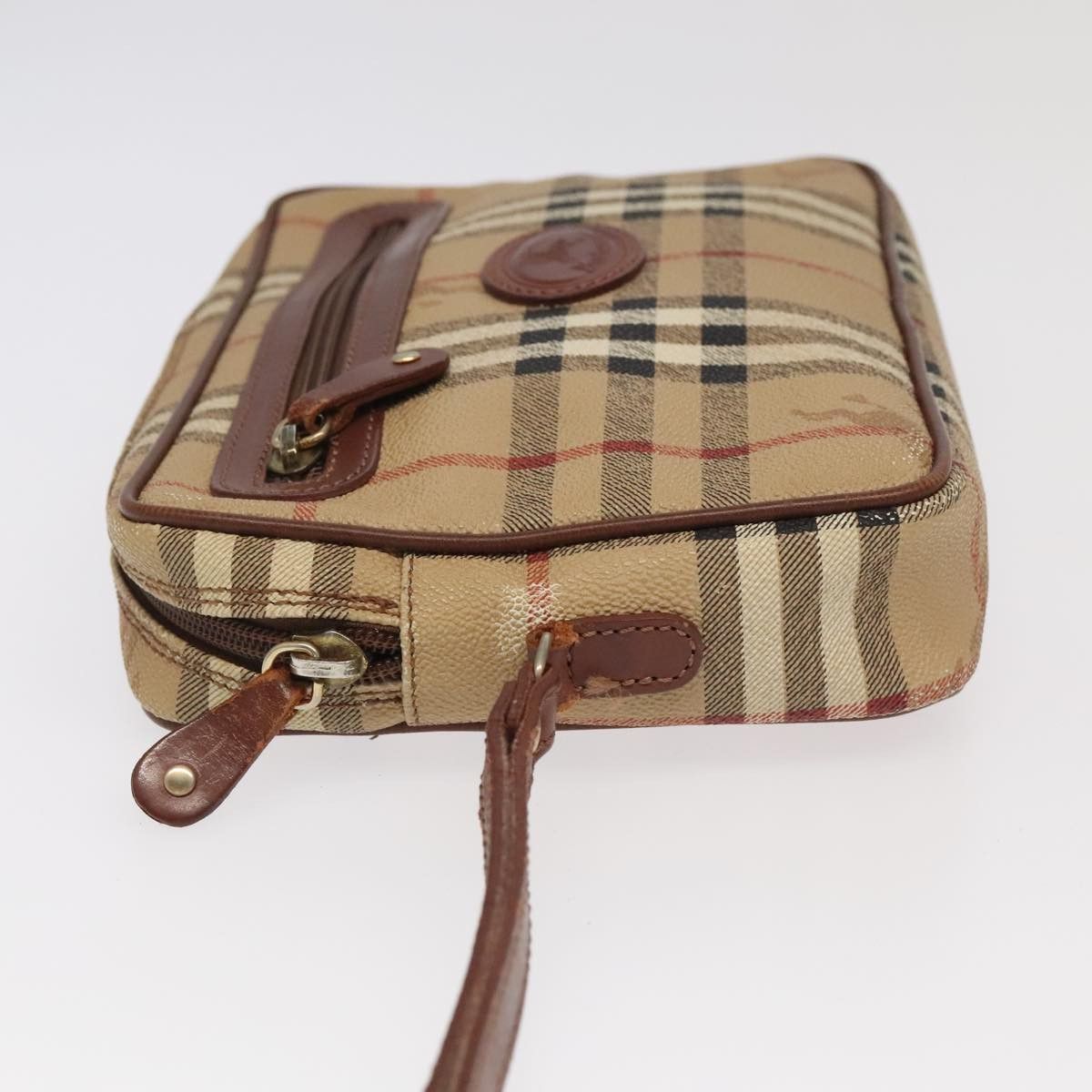 Burberry Nova Check Beige Canvas Clutch Bag (Pre-Owned) Size ONE SIZE - 10 Thumbnail
