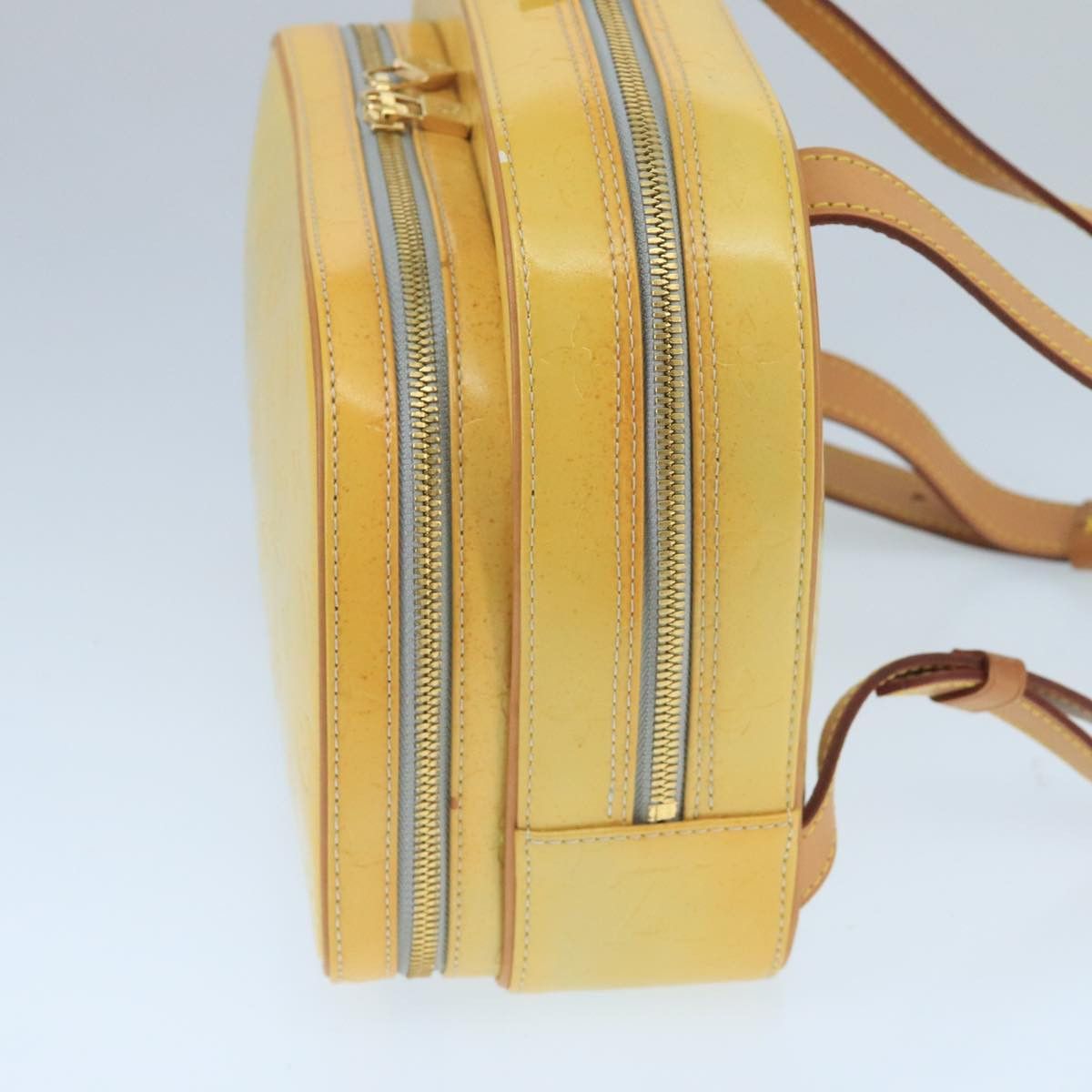 Louis Vuitton Marly Beige Patent Leather Backpack Bag (Pre-Owned) Size ONE SIZE - 3 Thumbnail