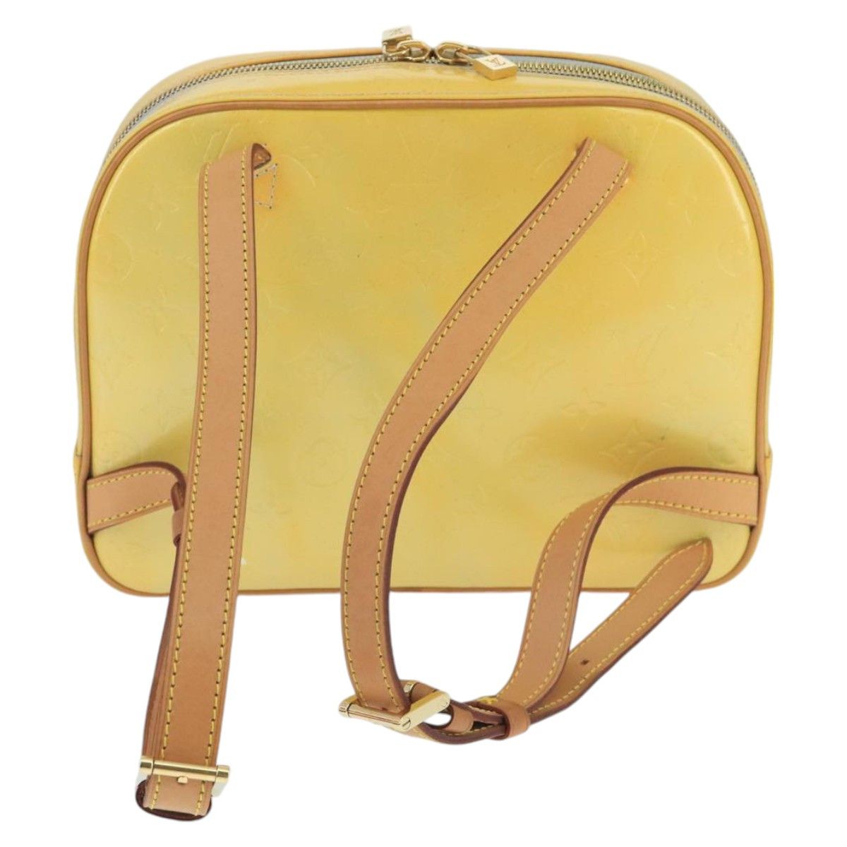 Louis Vuitton Marly Beige Patent Leather Backpack Bag (Pre-Owned) Size ONE SIZE - 2 Thumbnail
