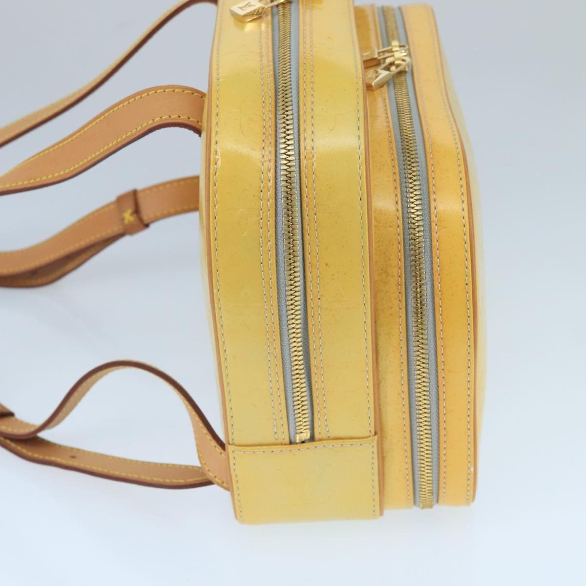 Louis Vuitton Marly Beige Patent Leather Backpack Bag (Pre-Owned) Size ONE SIZE - 12 Thumbnail