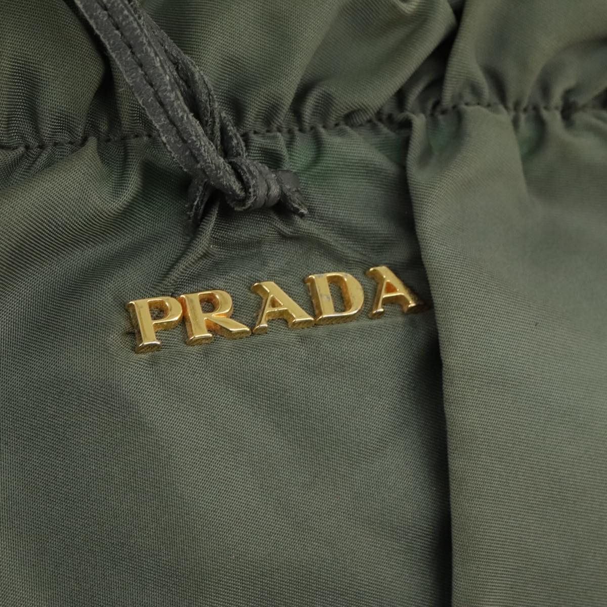 Prada Green Synthetic Handbag (Pre-Owned) Size ONE SIZE - 17 Thumbnail