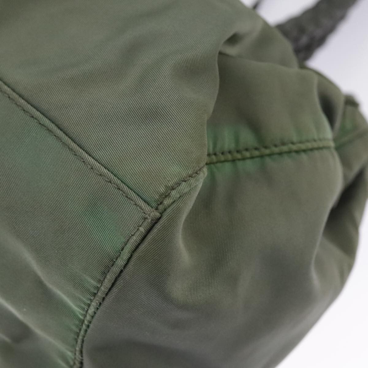 Prada Green Synthetic Handbag (Pre-Owned) Size ONE SIZE - 13 Thumbnail