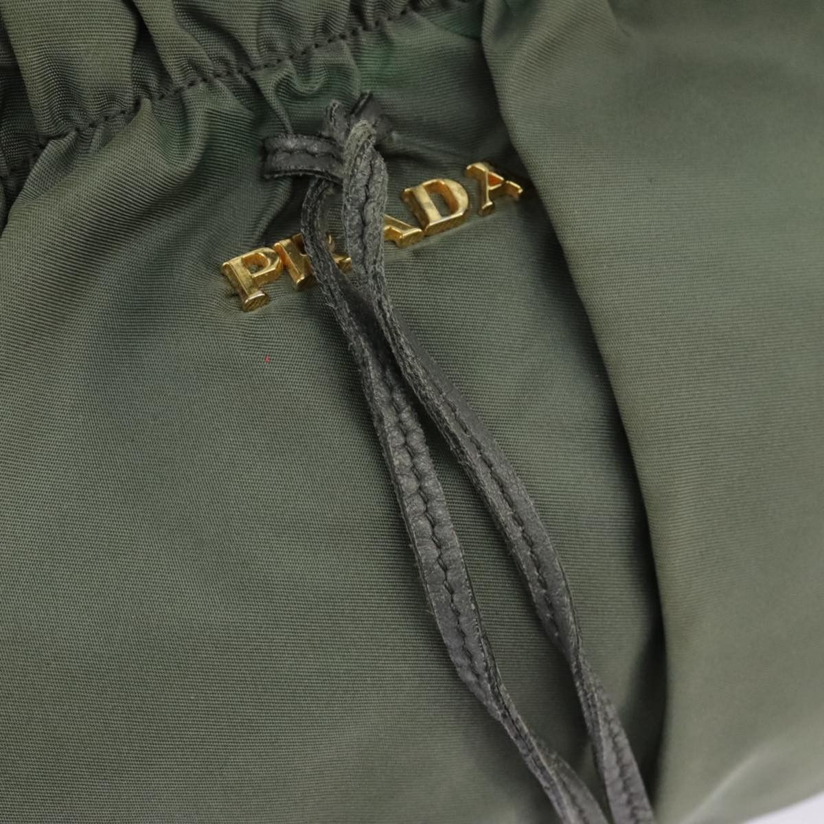 Prada Green Synthetic Handbag (Pre-Owned) Size ONE SIZE - 15 Thumbnail