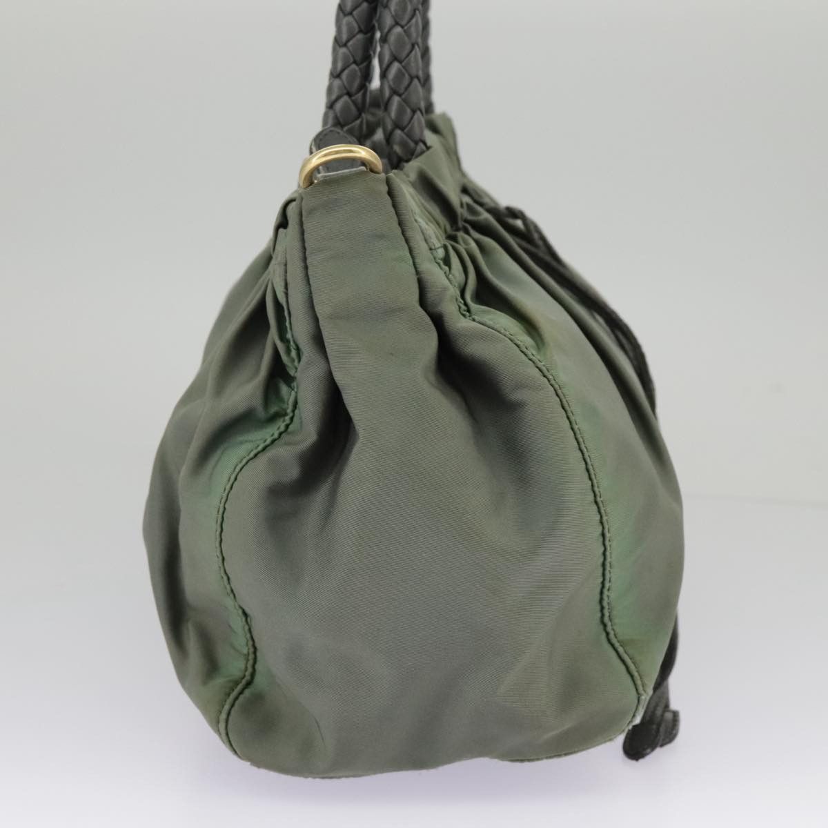Prada Green Synthetic Handbag (Pre-Owned) Size ONE SIZE - 5 Thumbnail