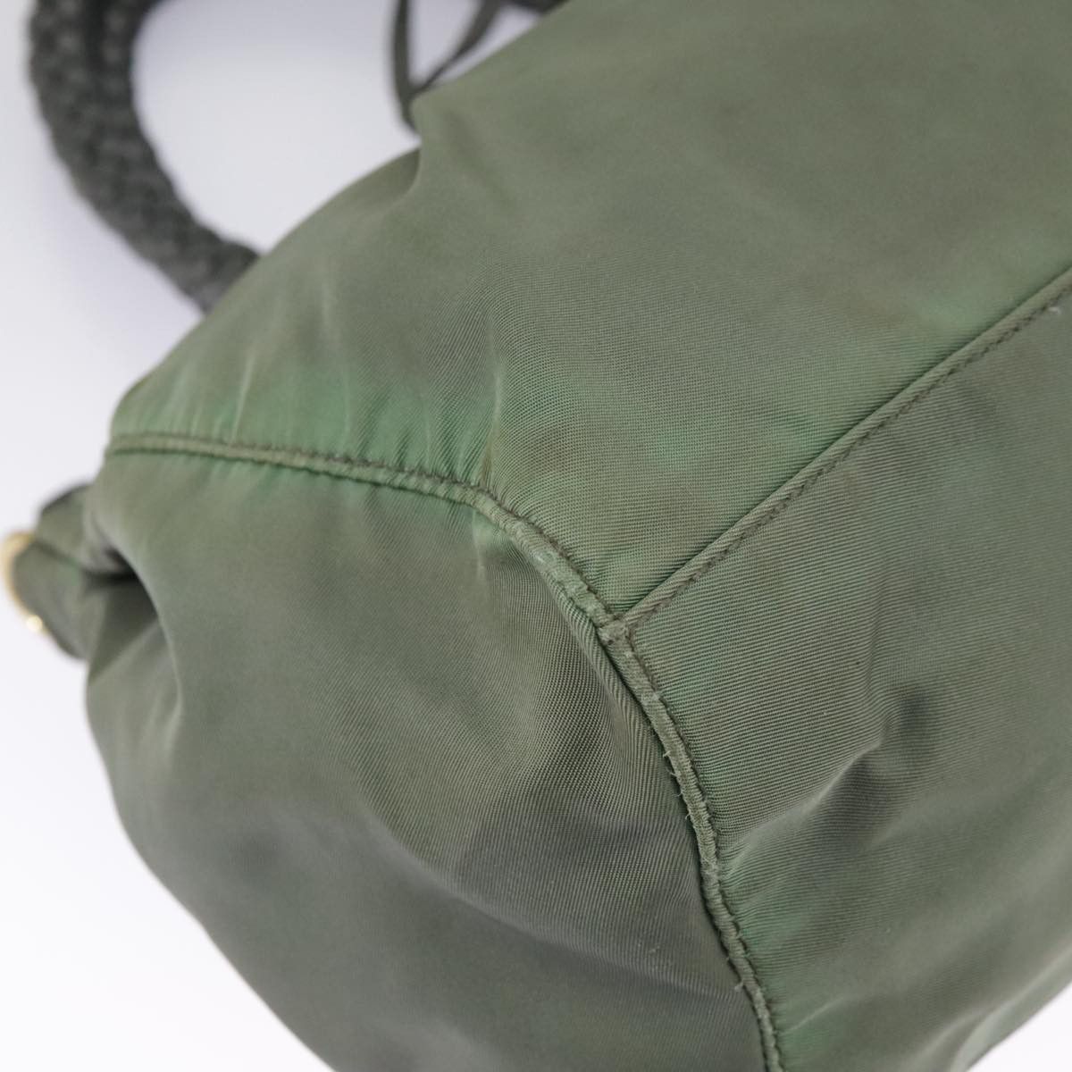 Prada Green Synthetic Handbag (Pre-Owned) Size ONE SIZE - 10 Thumbnail