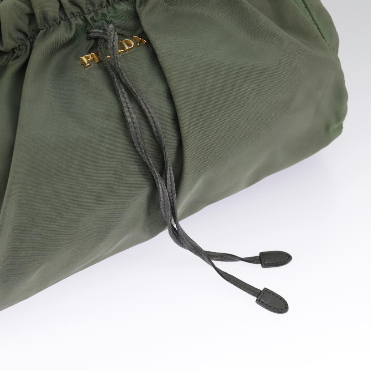 Prada Green Synthetic Handbag (Pre-Owned) Size ONE SIZE - 14 Thumbnail