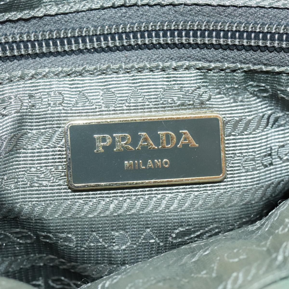 Prada Green Synthetic Handbag (Pre-Owned) Size ONE SIZE - 20 Thumbnail