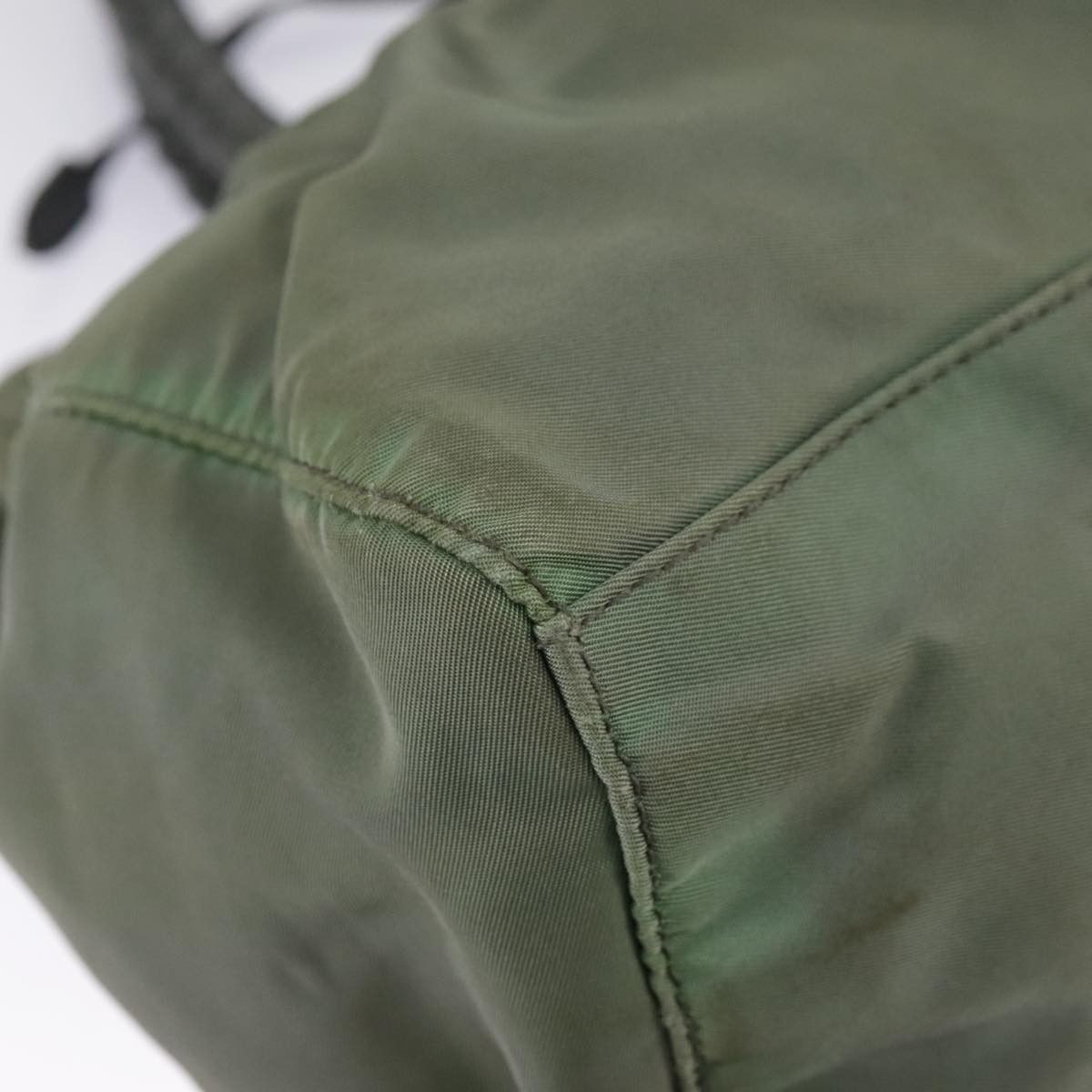 Prada Green Synthetic Handbag (Pre-Owned) Size ONE SIZE - 12 Thumbnail
