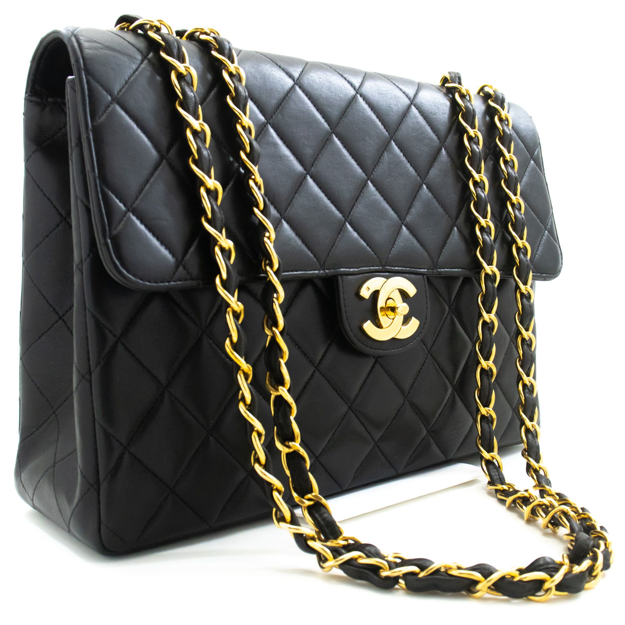 Chanel Black Leather Shoulder Bag (Pre-Owned) Size ONE SIZE - 11 Thumbnail