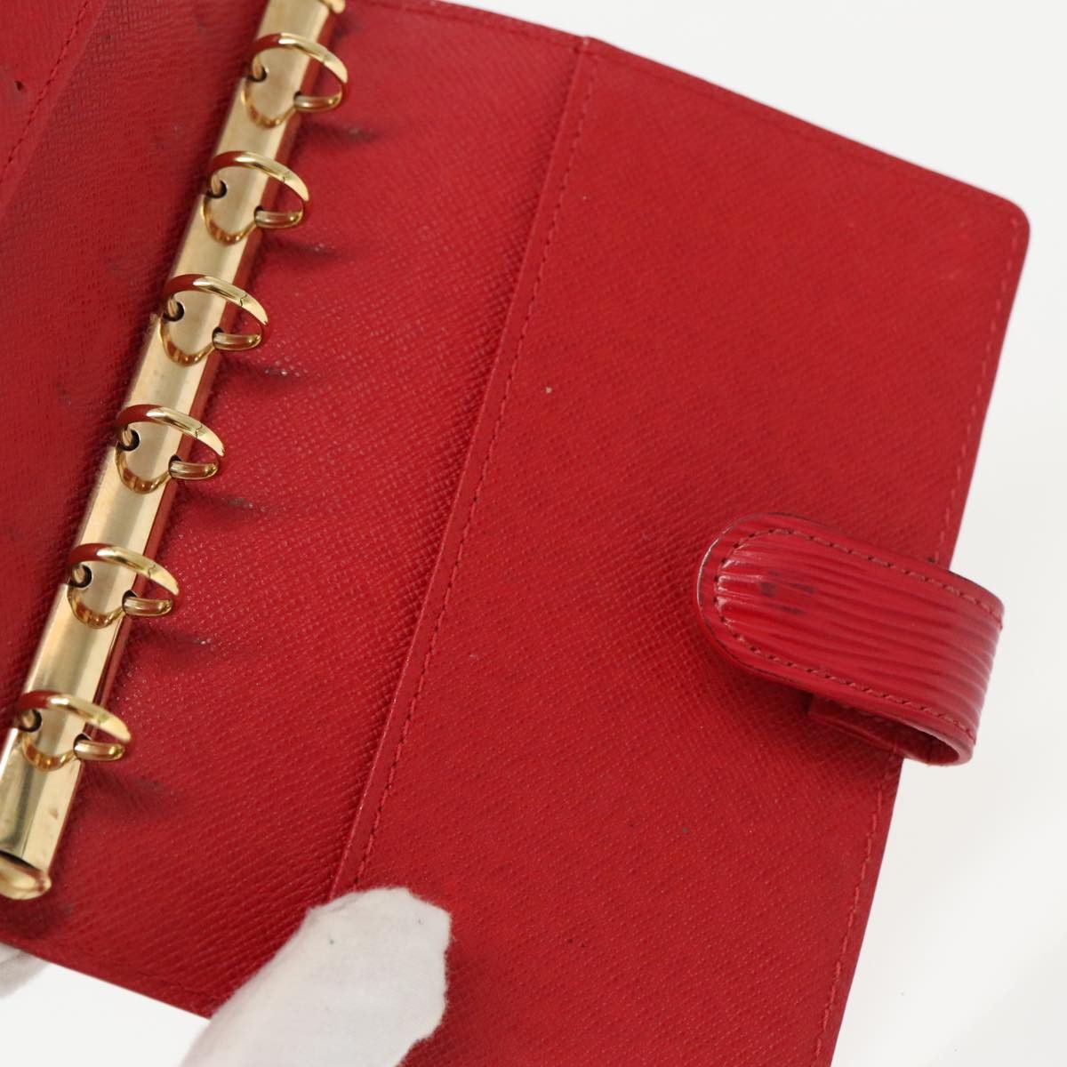 Louis Vuitton Agenda Pm Red Leather Wallet (Pre-Owned) Size ONE SIZE - 18 Thumbnail