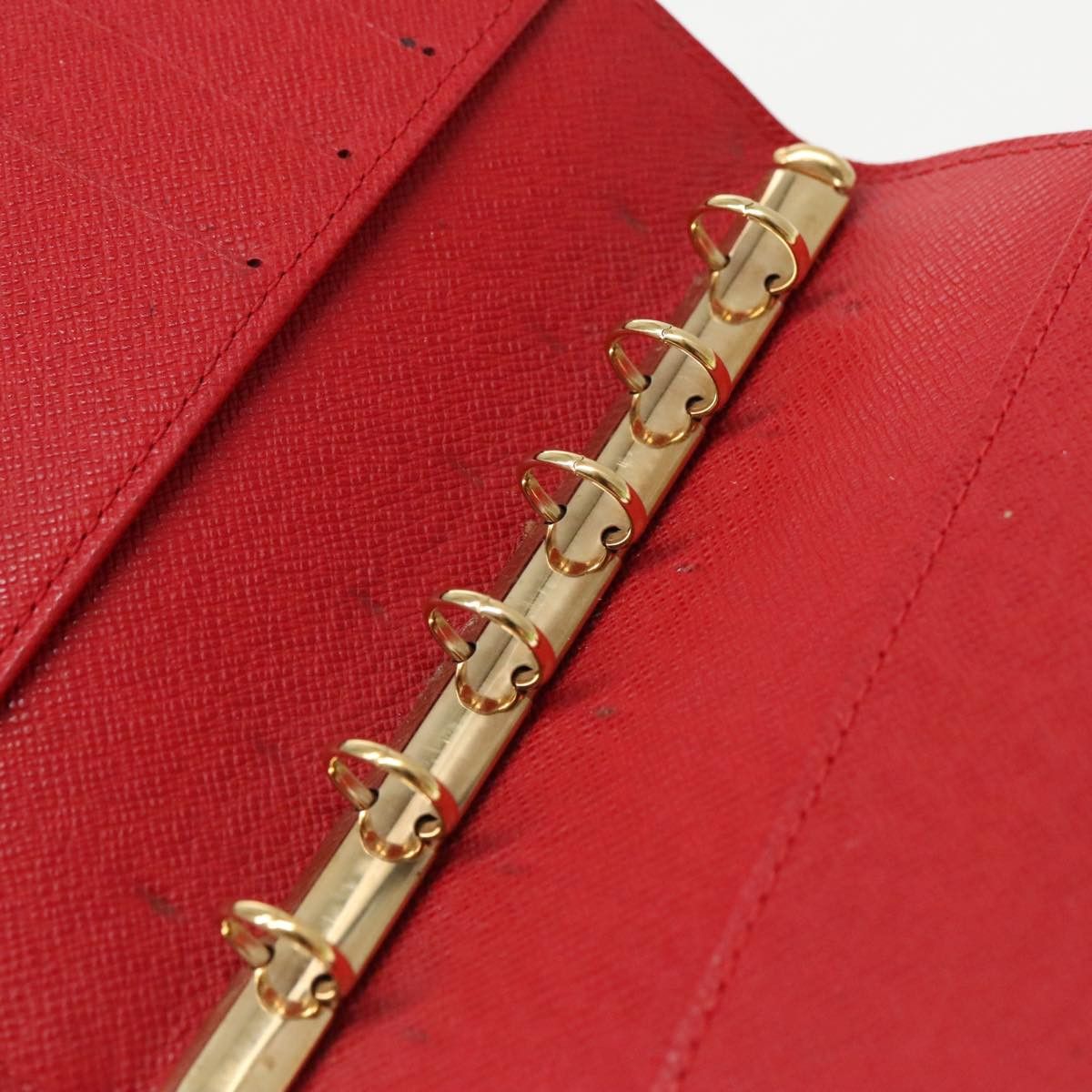Louis Vuitton Agenda Pm Red Leather Wallet (Pre-Owned) Size ONE SIZE - 10 Thumbnail