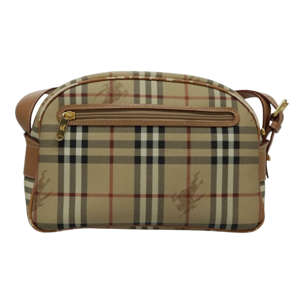 Burberry Nova Check Beige Canvas Shoulder Bag (Pre-Owned) Size ONE SIZE - 2 Thumbnail