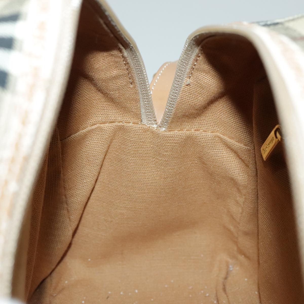 Burberry Nova Check Beige Canvas Shoulder Bag (Pre-Owned) Size ONE SIZE - 13 Thumbnail