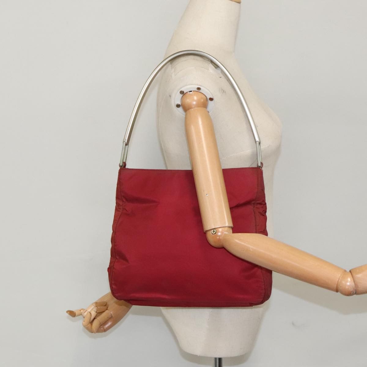 Prada Red Synthetic Shoulder Bag (Pre-Owned) Size ONE SIZE - 15 Thumbnail