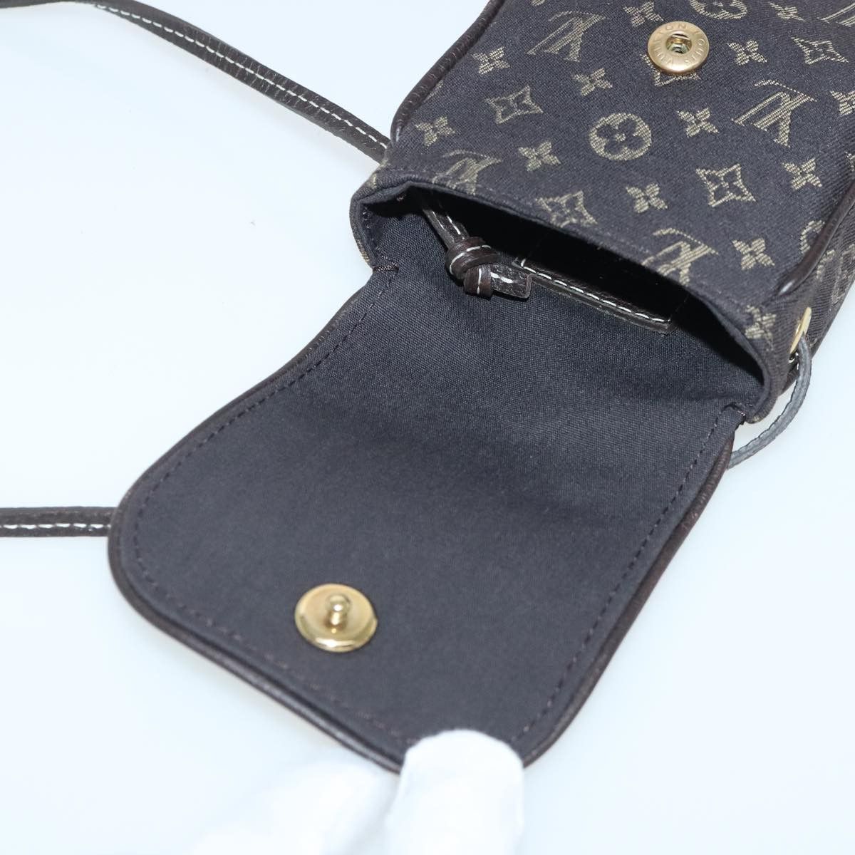Louis Vuitton Mini Lin Brown Canvas Clutch Bag (Pre-Owned) Size ONE SIZE - 14 Thumbnail
