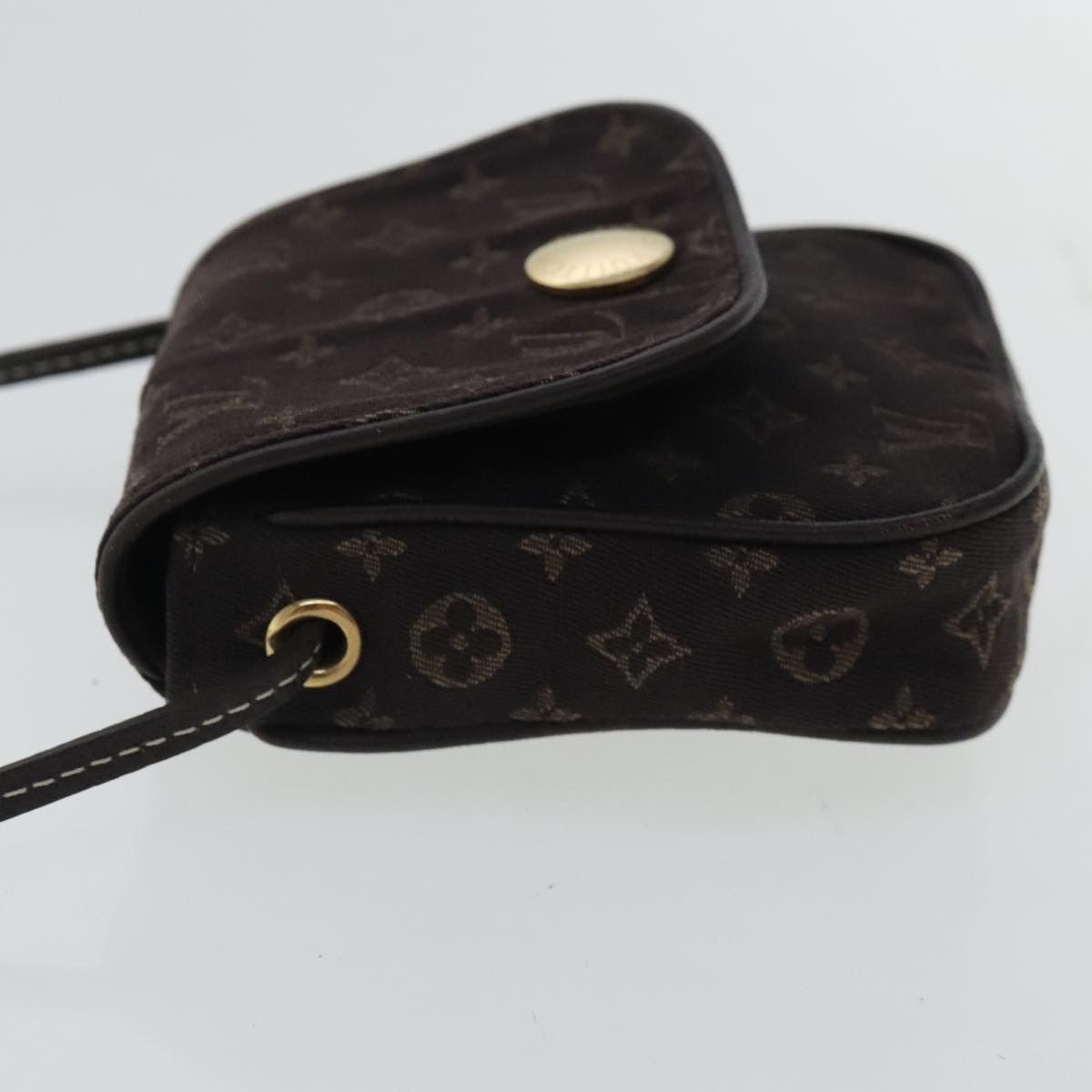Louis Vuitton Mini Lin Brown Canvas Clutch Bag (Pre-Owned) Size ONE SIZE - 3 Thumbnail