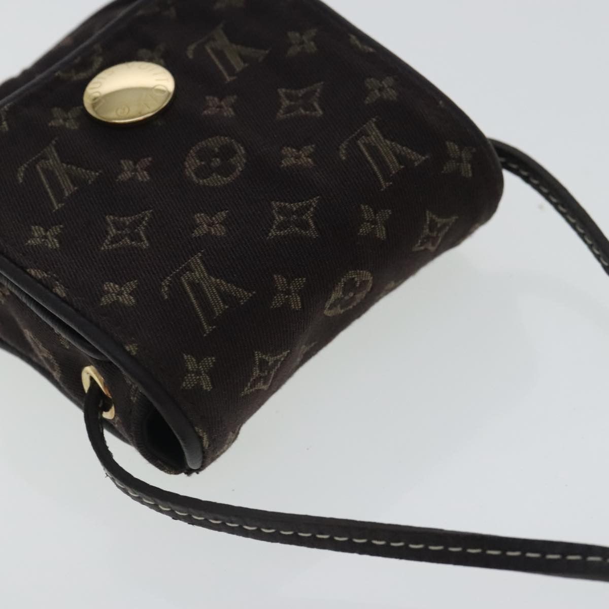 Louis Vuitton Mini Lin Brown Canvas Clutch Bag (Pre-Owned) Size ONE SIZE - 5 Thumbnail